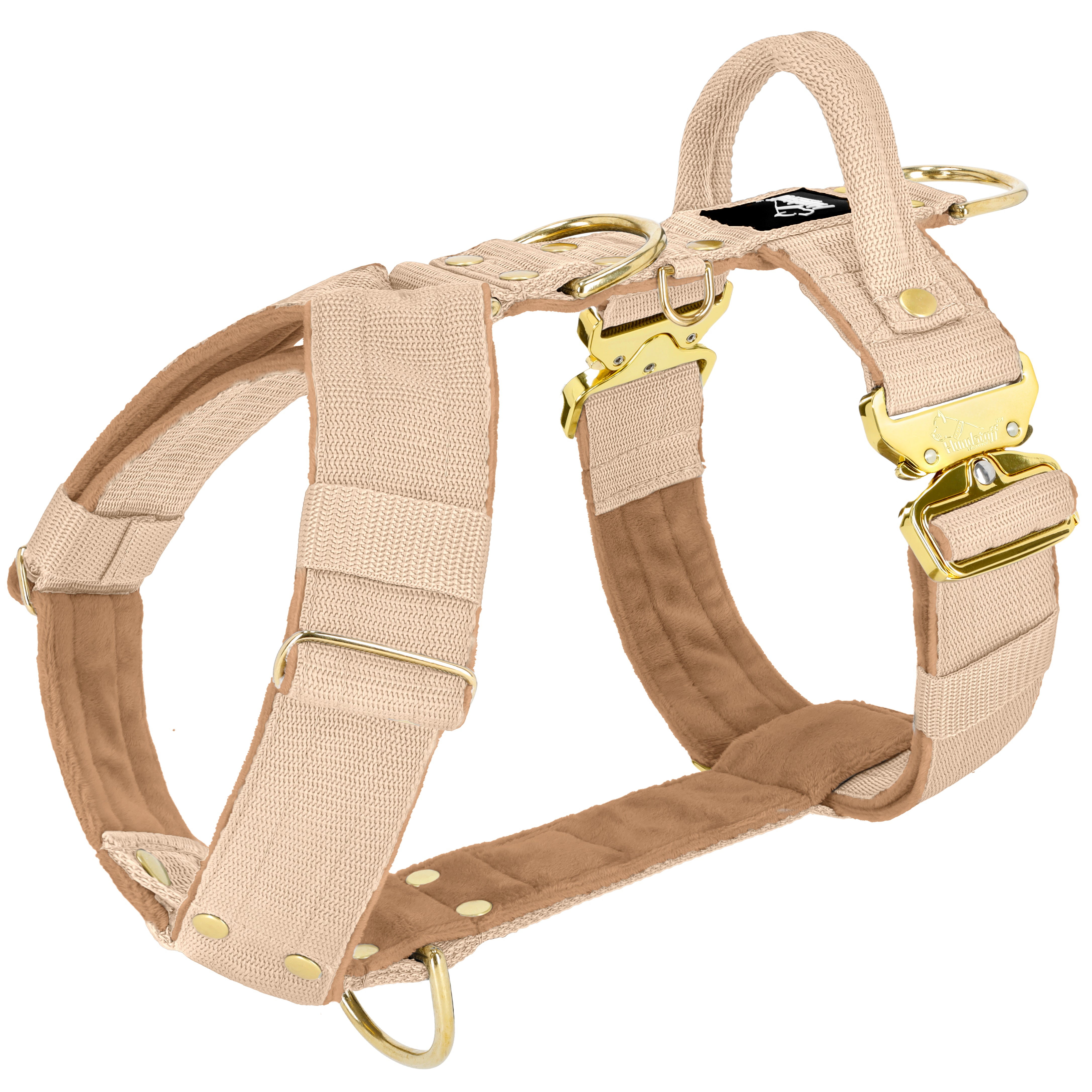 Easy Walk Extreme Gold Buckle Beige - Harnais avec boucle à dégagement rapide