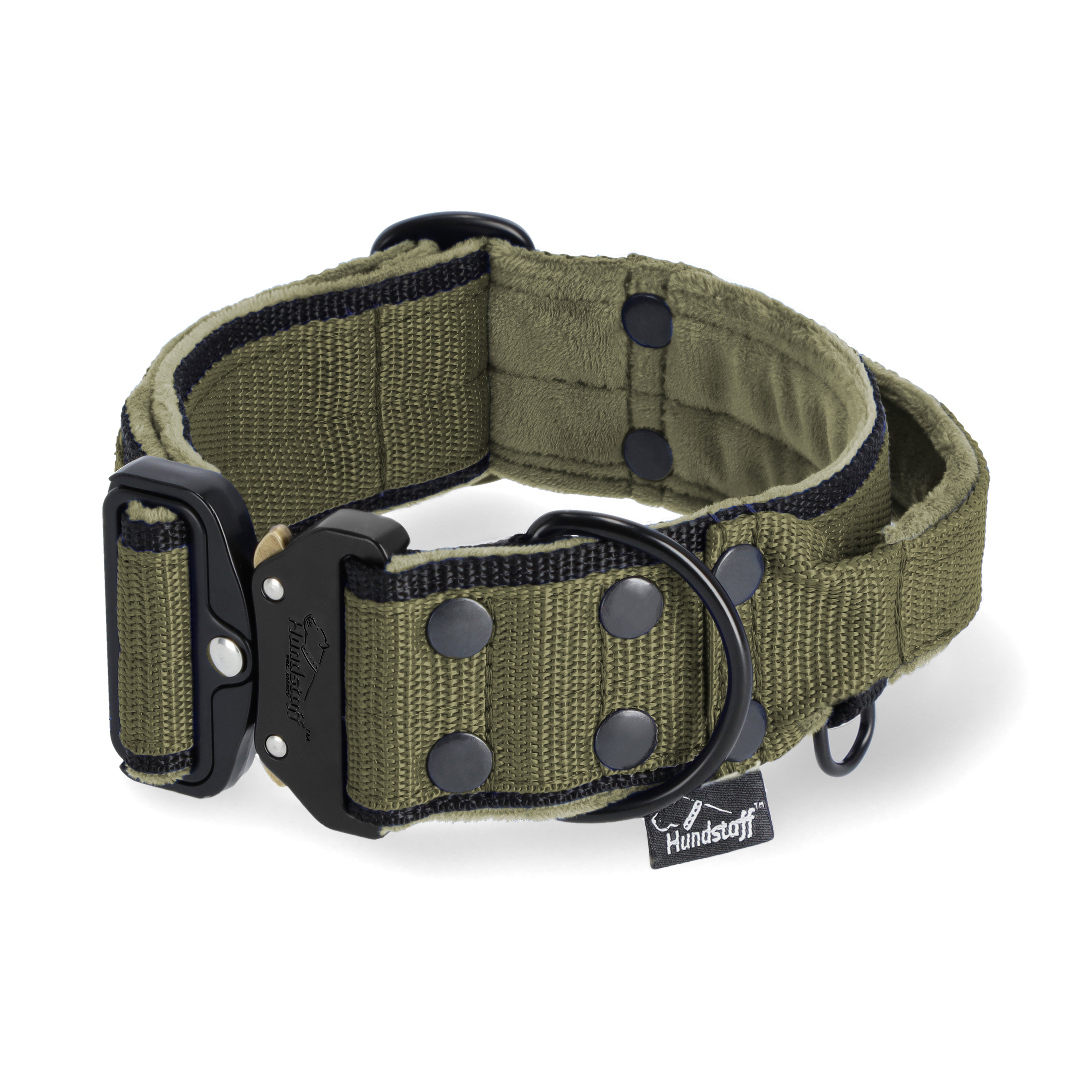 Extreme Buckle Black Edition Khaki - Collier solide et sécurisé