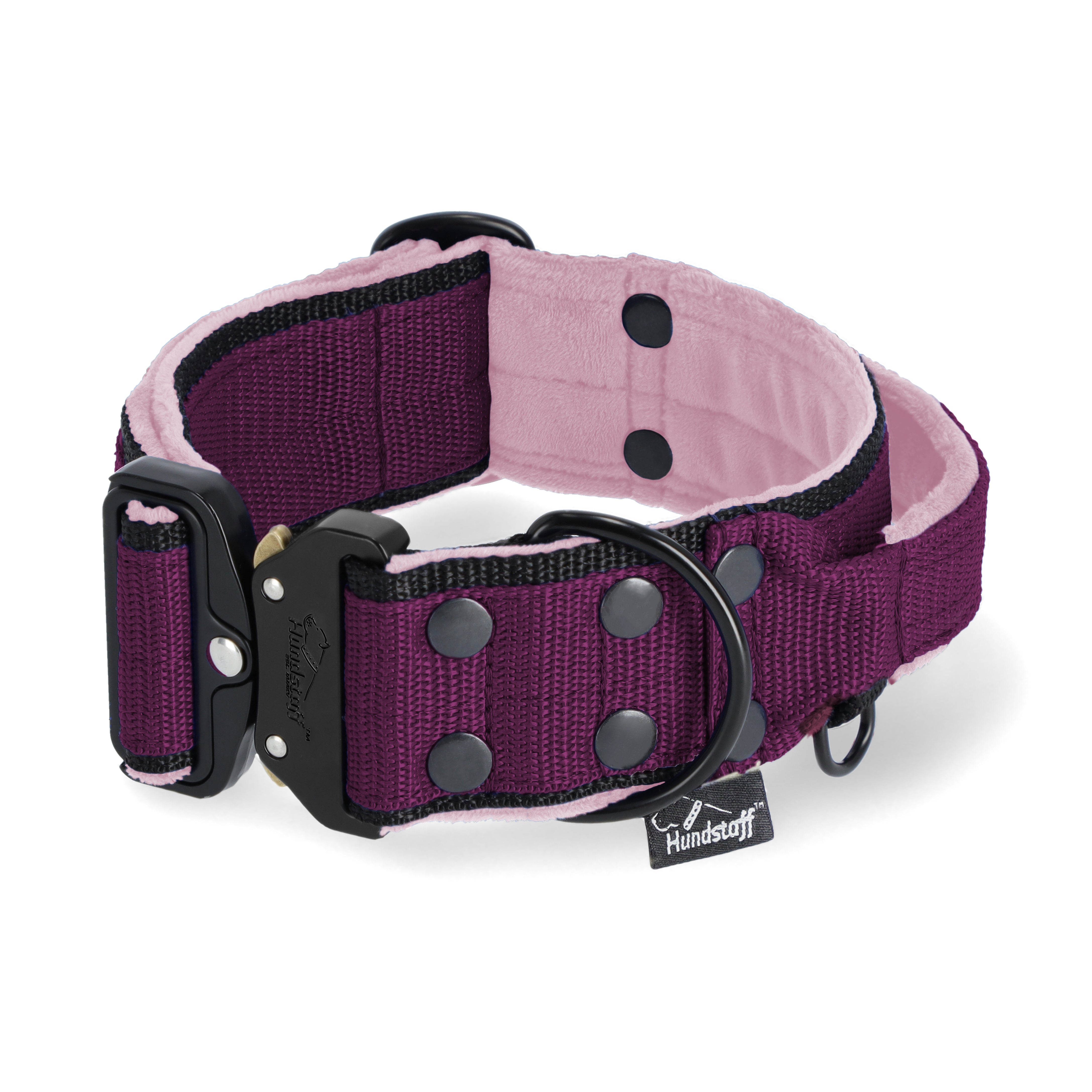 Extreme Buckle Black Edition Plum - Collier solide et sécurisé