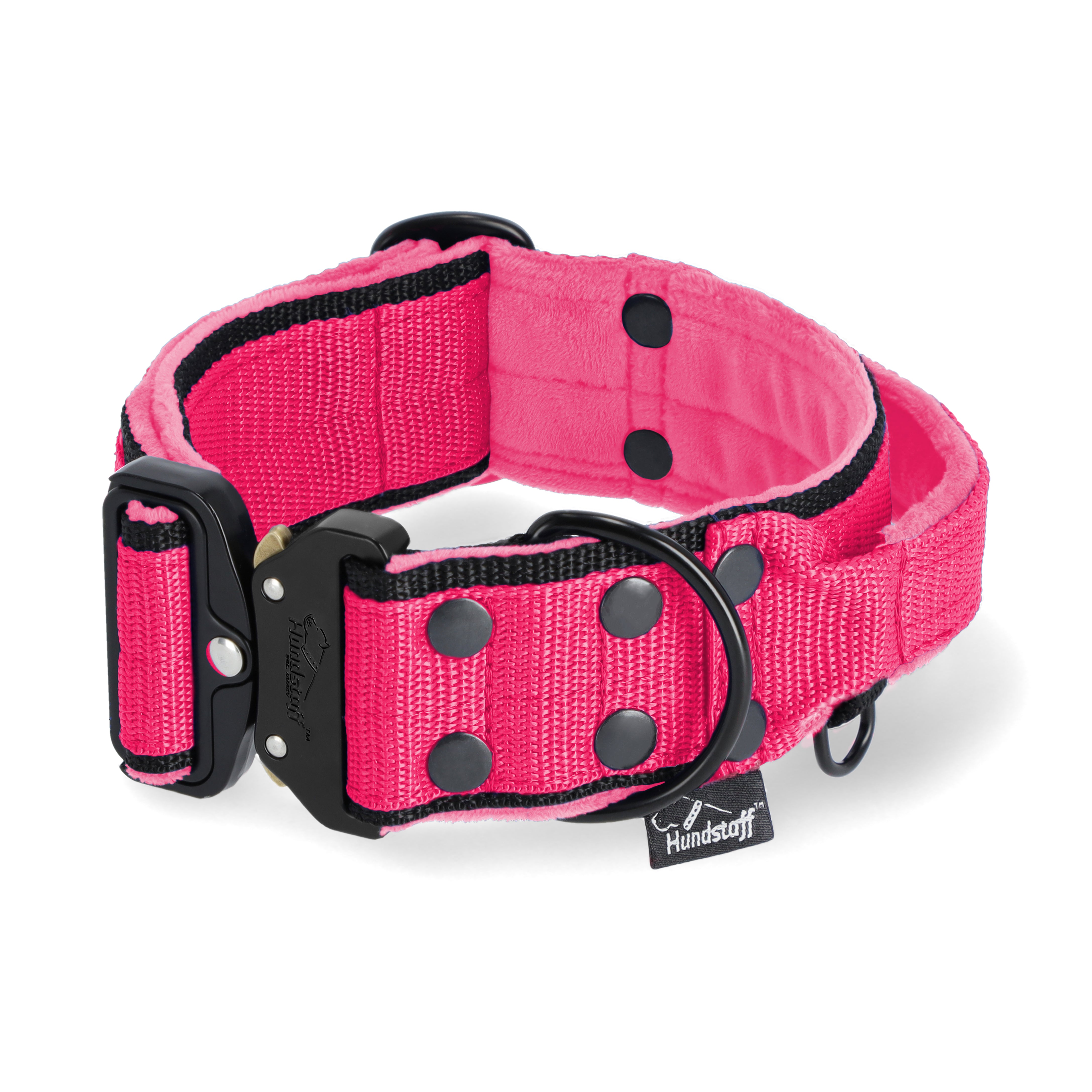 Extreme Buckle Black Edition Pink - Collier solide et sécurisé