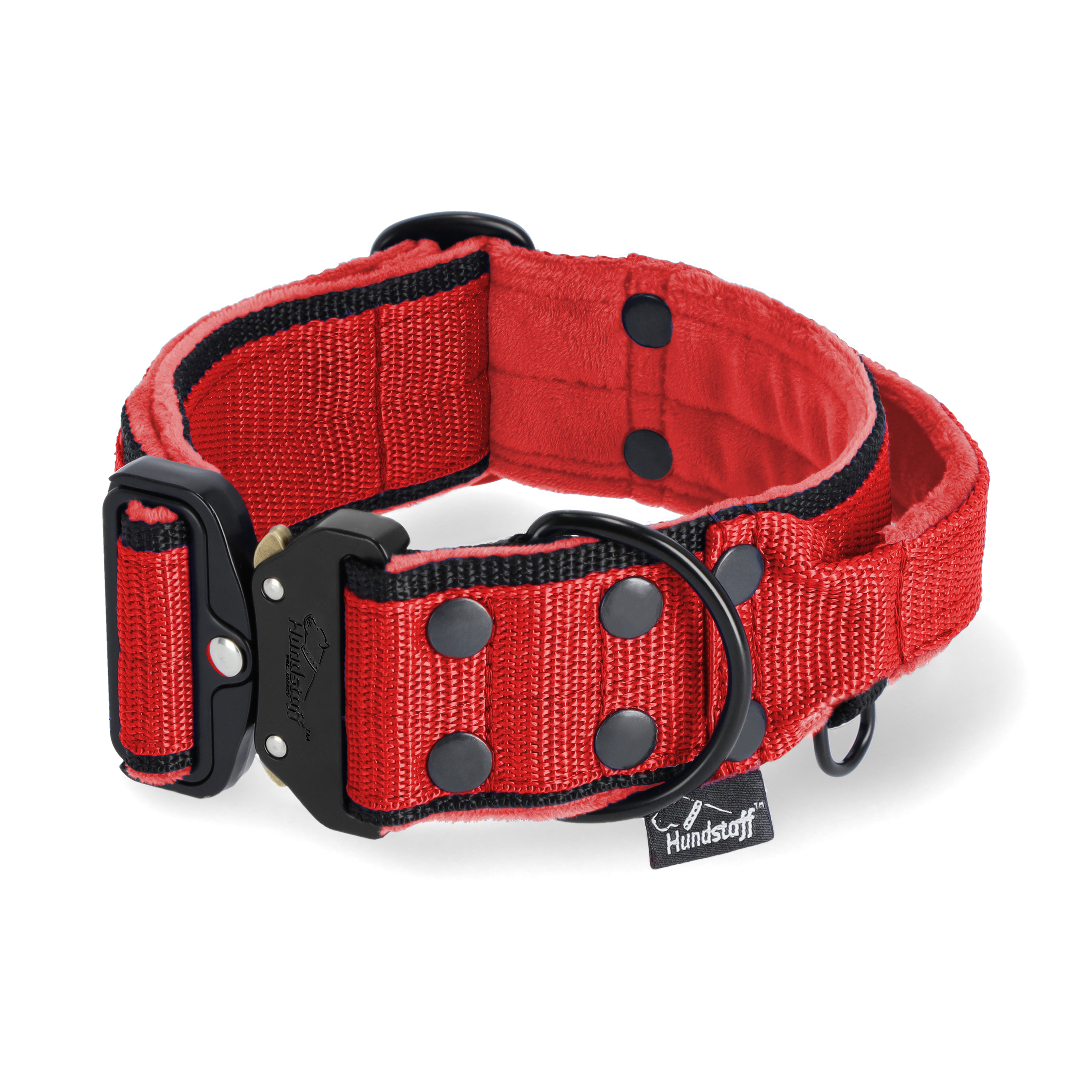 Extreme Buckle Black Edition Red - Collier solide et sécurisé