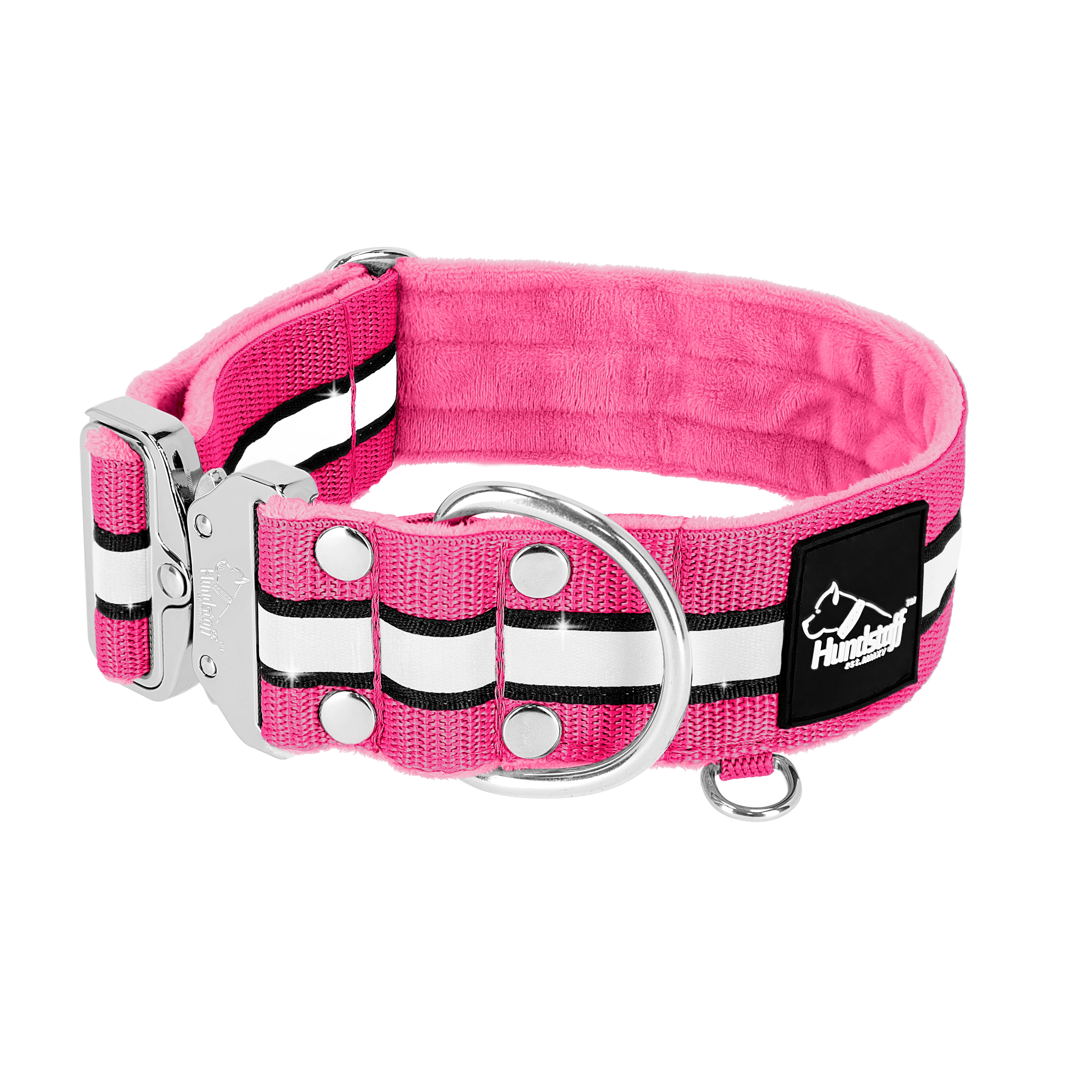 Extreme Silver Buckle Safe Pink - Collier réflexe sécurisé