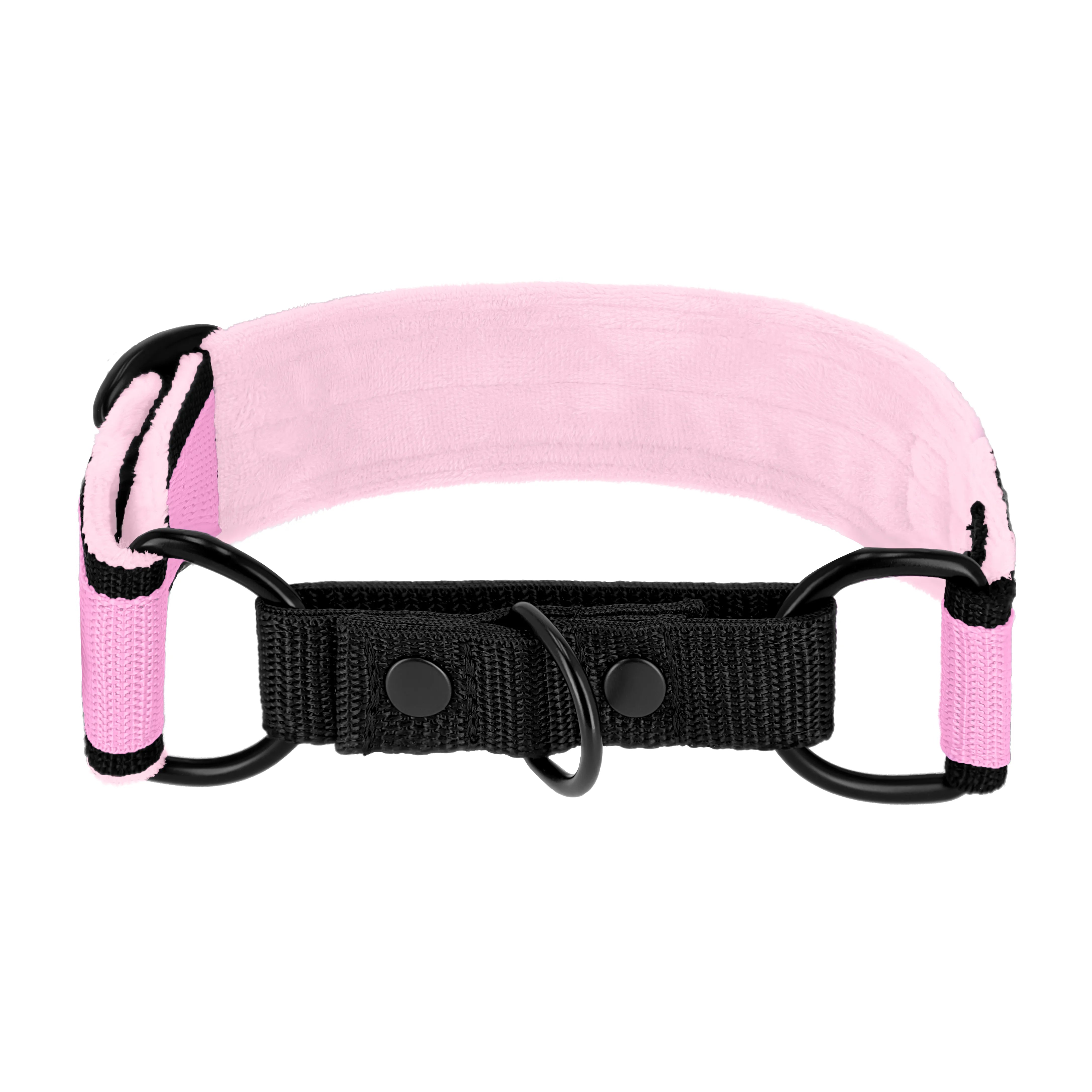 Martingale Black Edition Baby Pink - Col doublé plié et demi thermocollant
