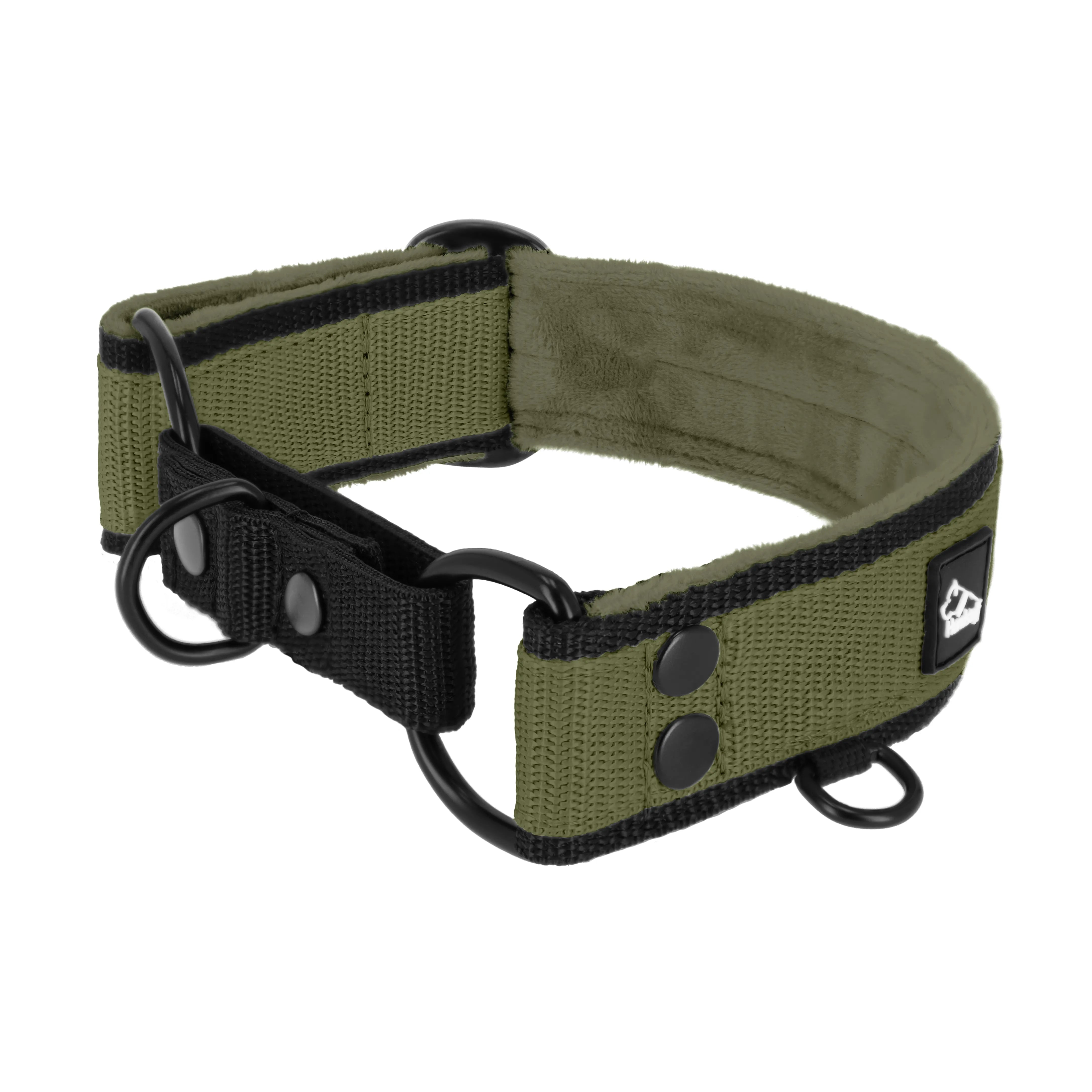 Martingale Black Edition Khaki - Col large doublé, demi thermocollant