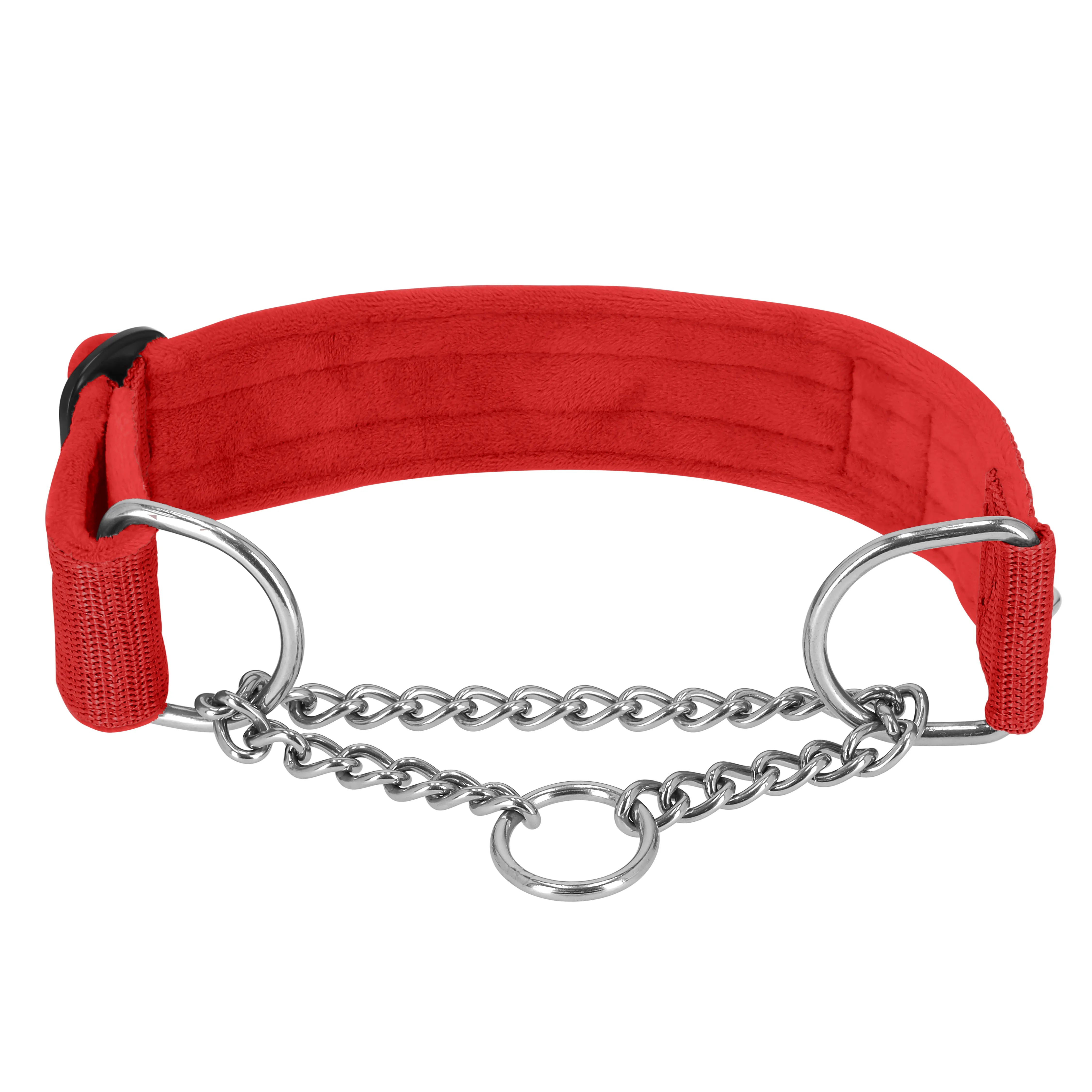 Martingale Chain Set Red - Collier et laisse Martingale