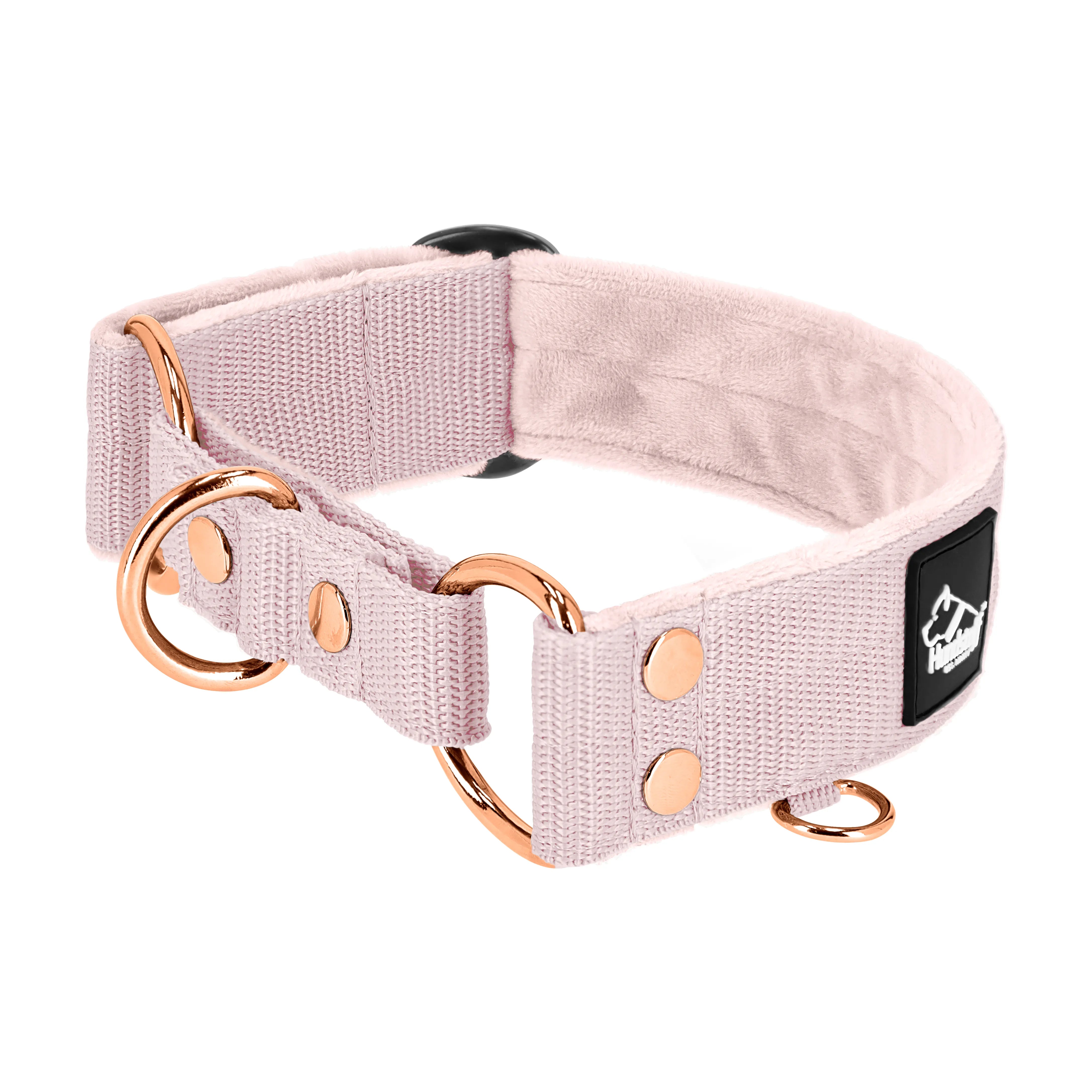 Martingale Rose Edition Pastel Pink - Collier doublé plié demi thermocollant
