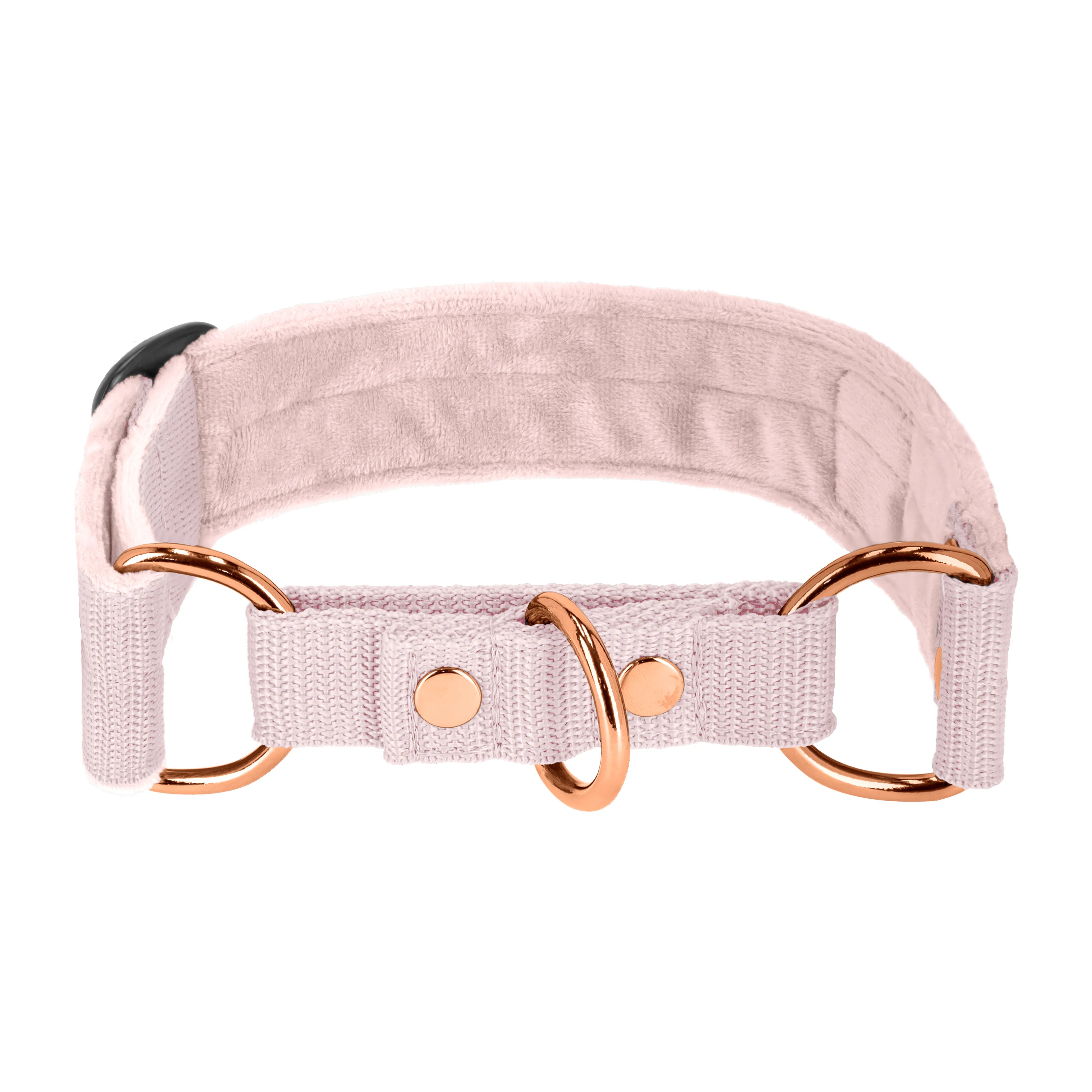 Martingale Rose Edition Pastel Pink - Collier doublé plié demi thermocollant