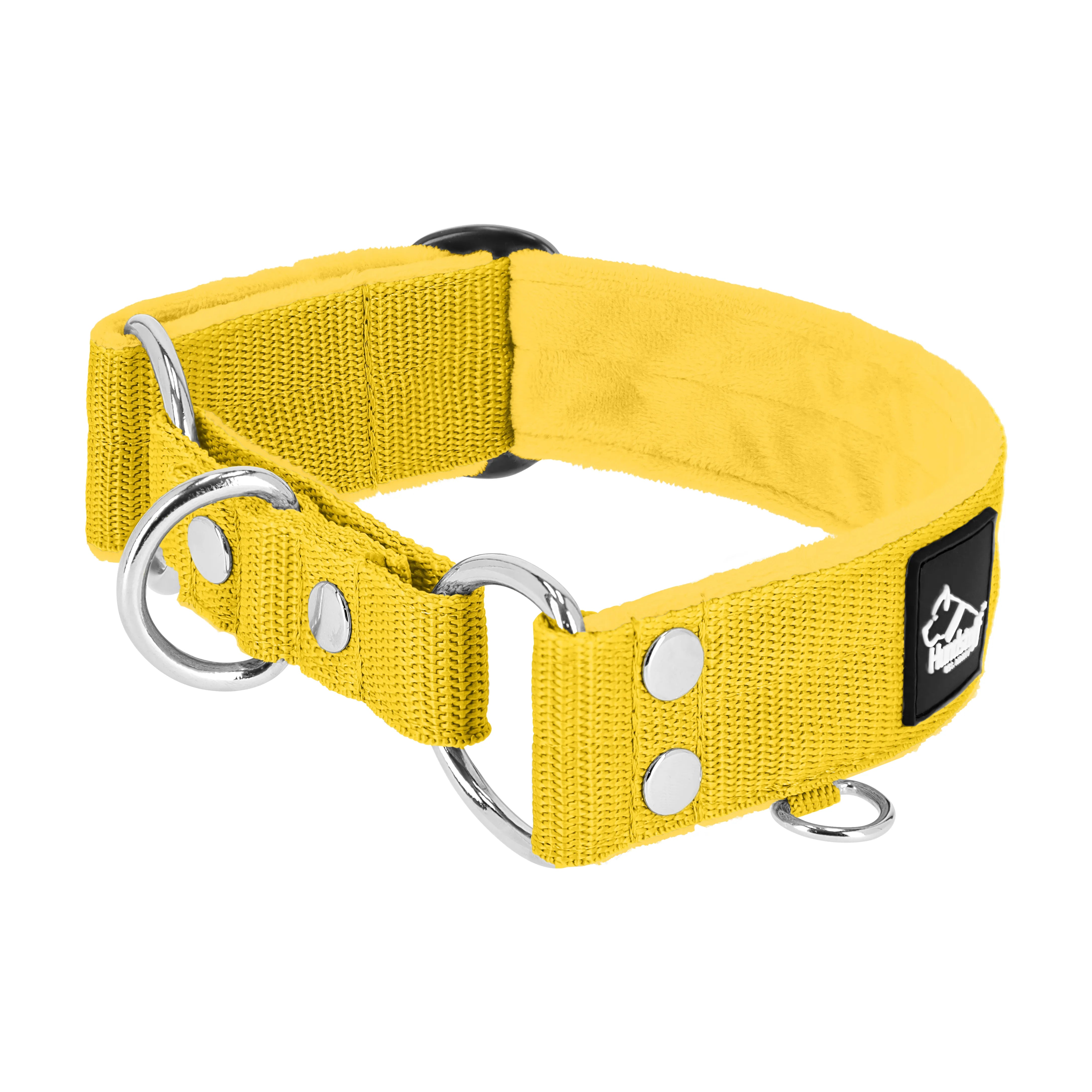 Martingale Jaune - Col doublé replié demi repassage