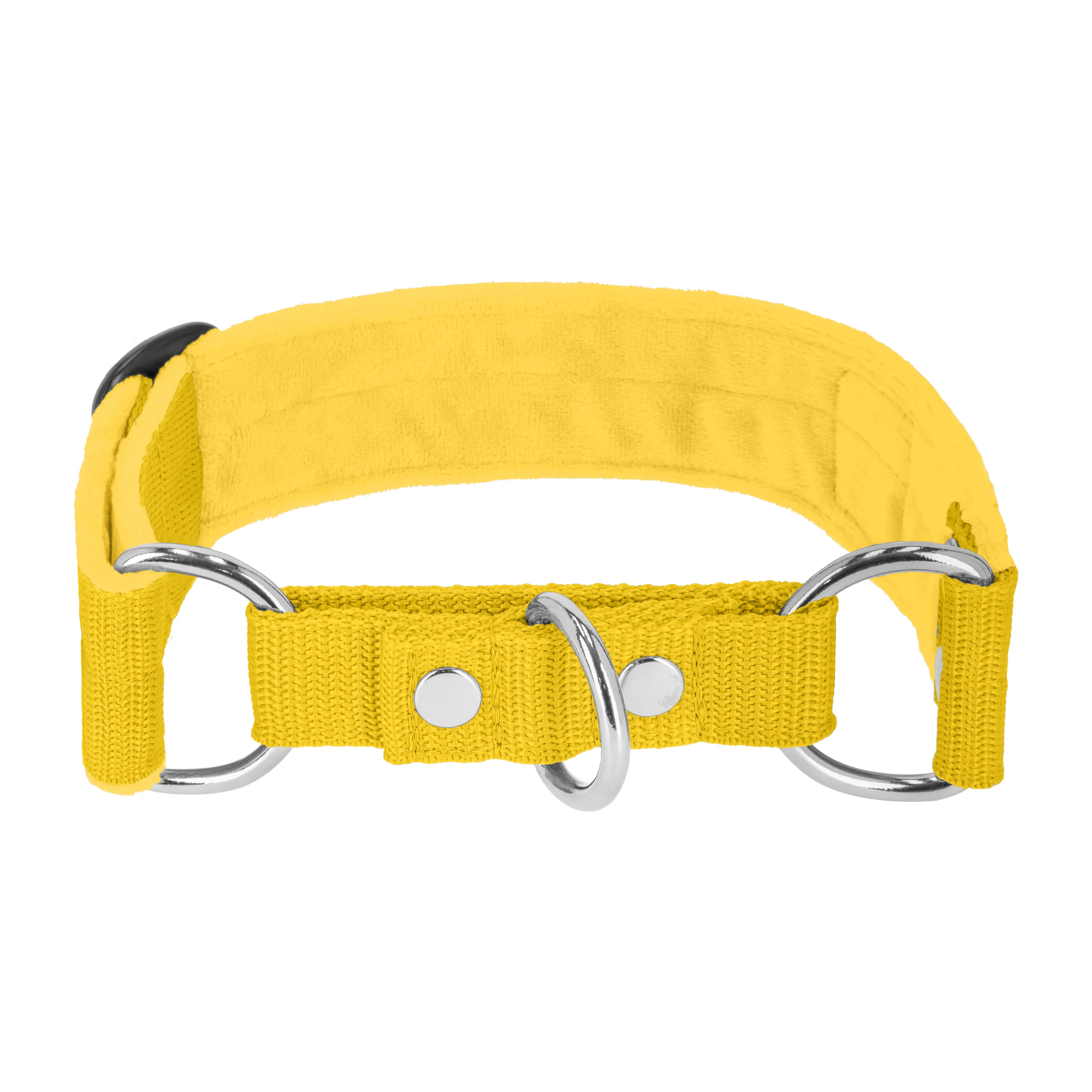 Martingale Jaune - Col doublé replié demi repassage