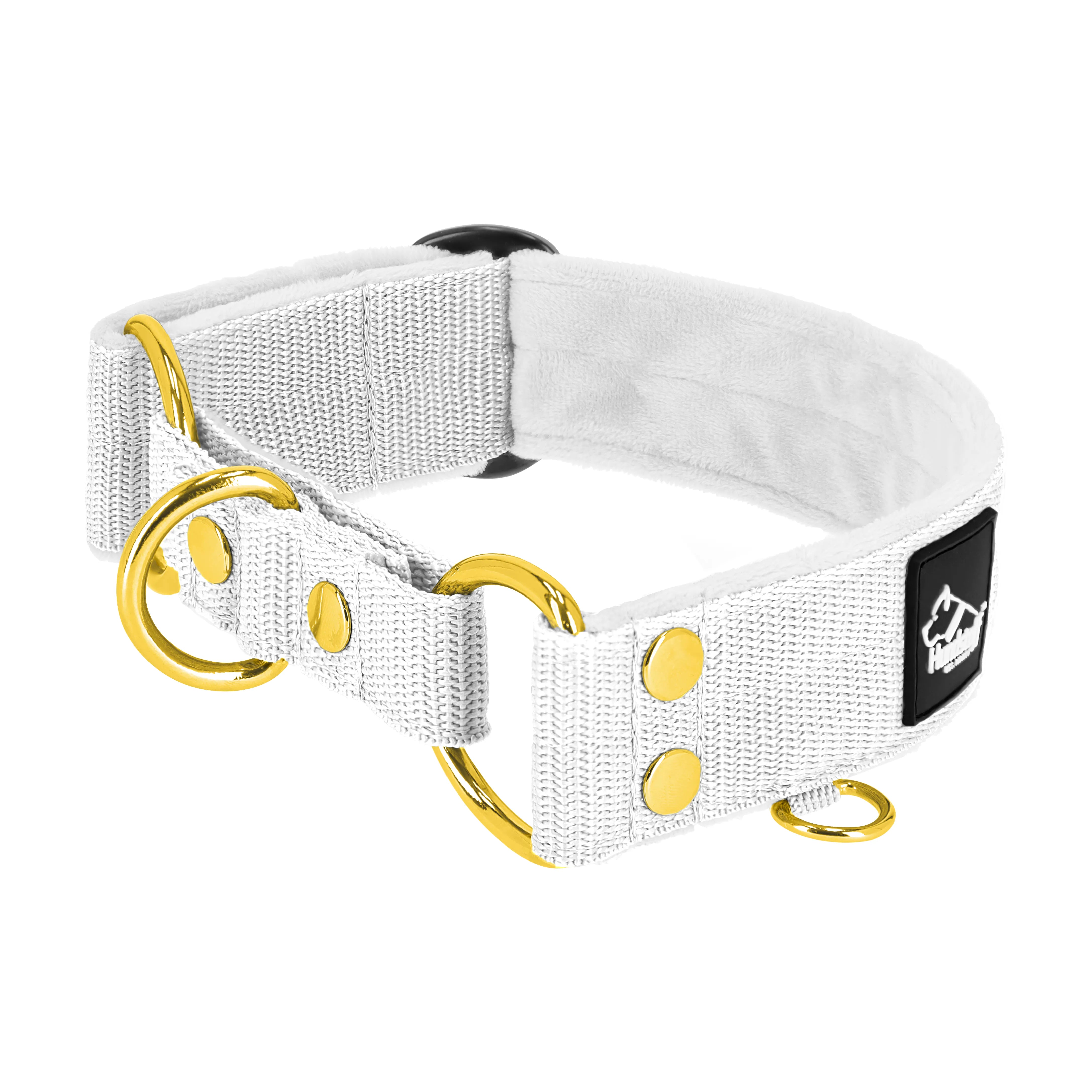 Martingale Golden White - Collier doublé plié demi thermocollant