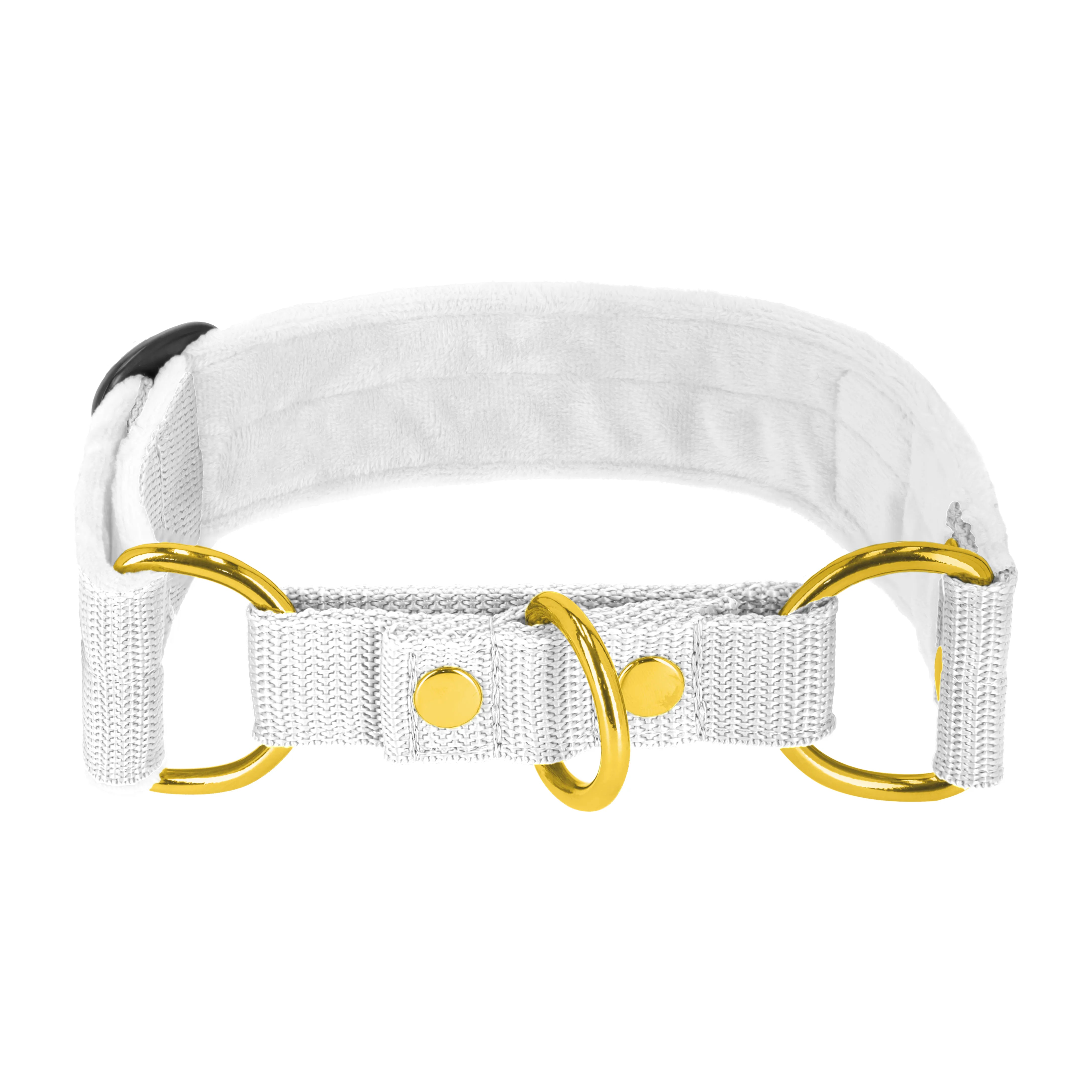 Martingale Golden White - Collier doublé plié demi thermocollant