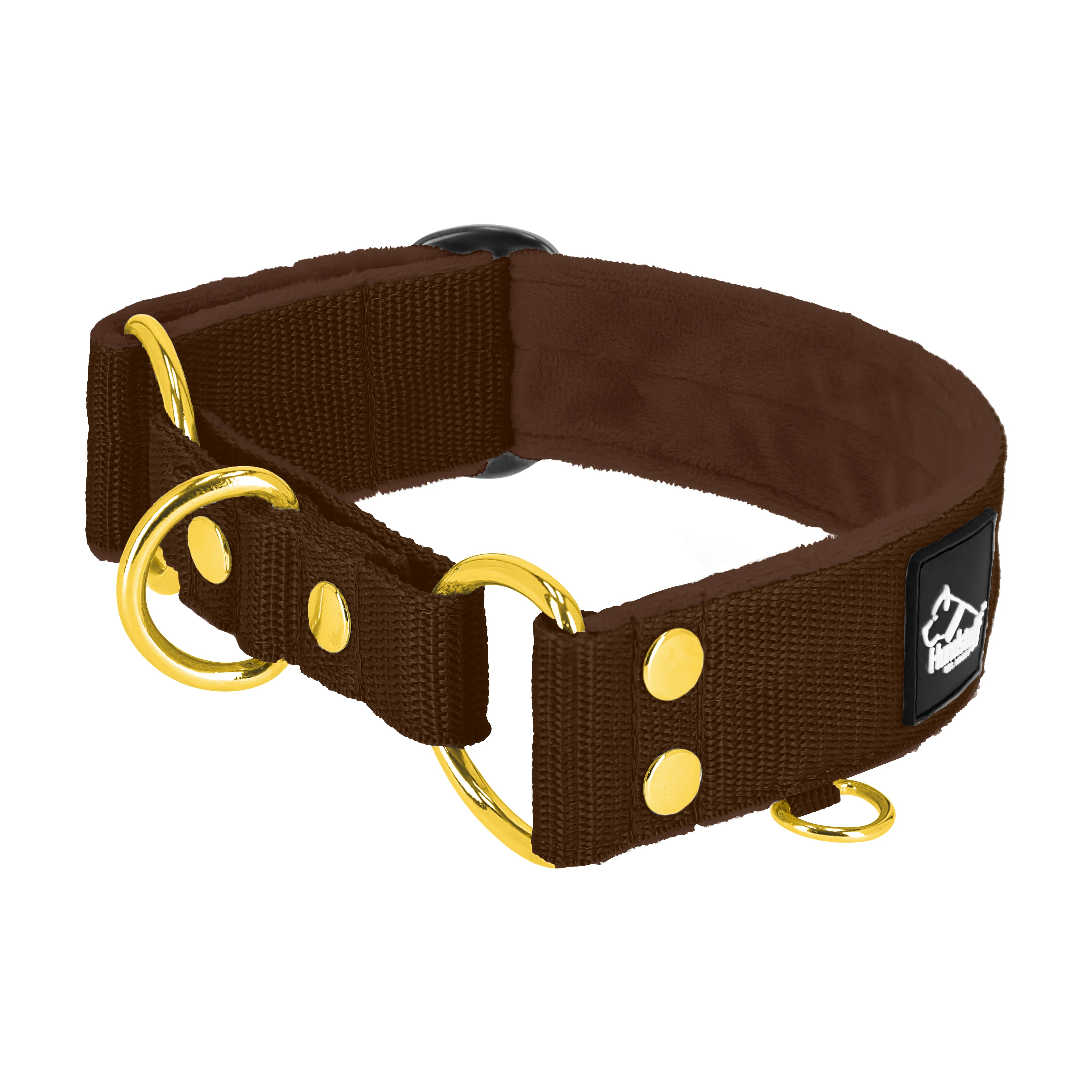 Martingale Golden Dark Brown - Col doublé demi repassage