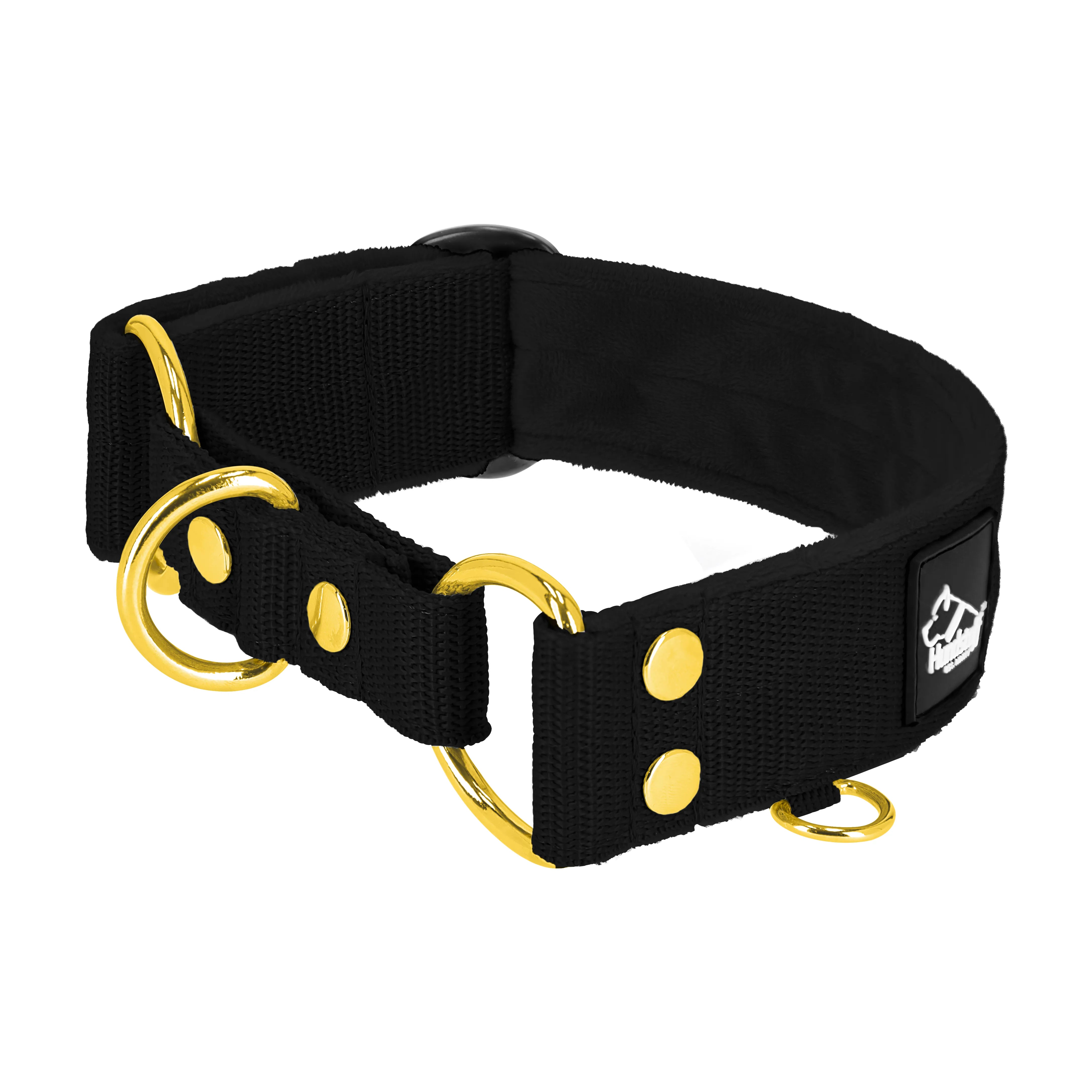 Martingale Golden Black - Collier doublé large et demi thermocollant