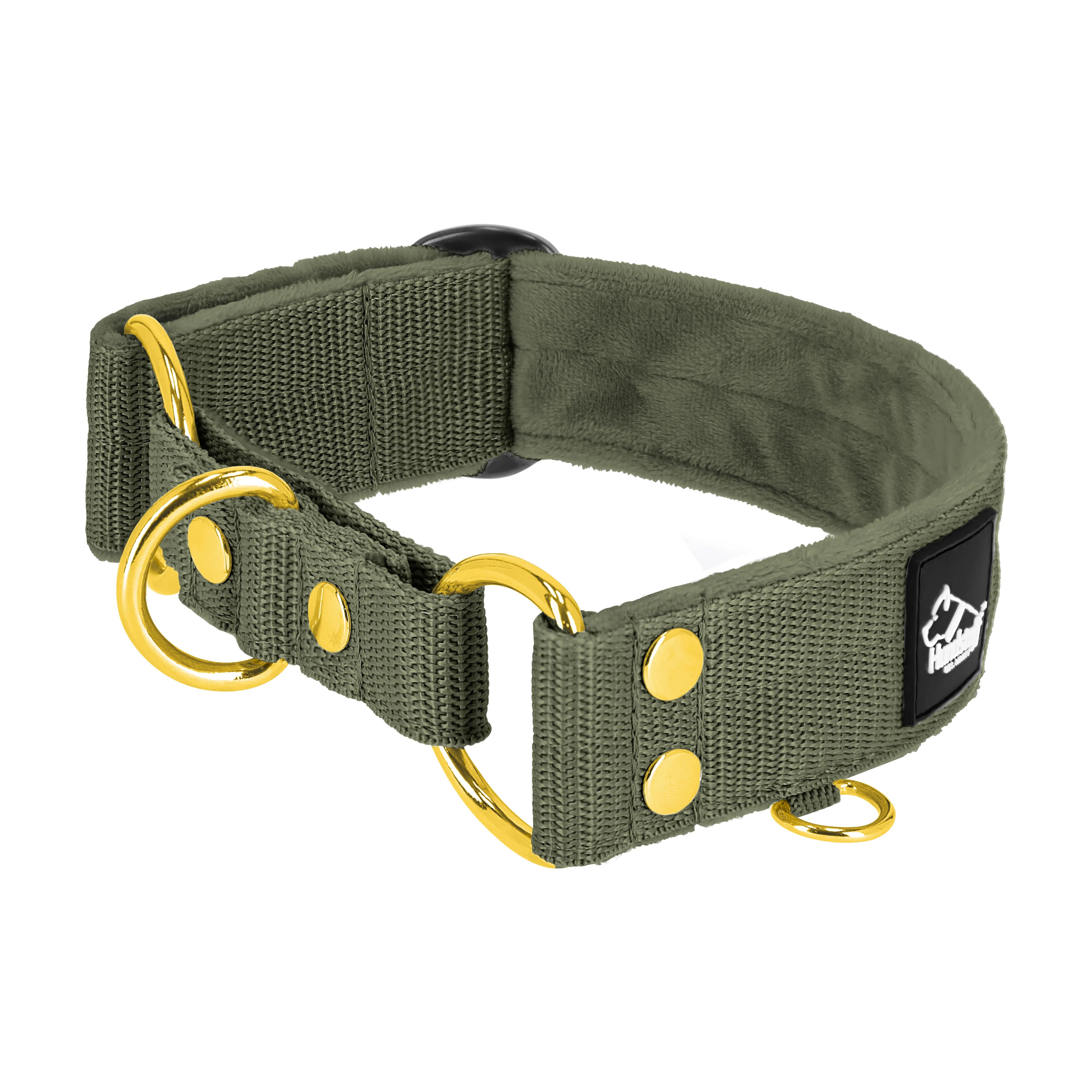 Martingale Golden Khaki - Collier doublé plié demi thermocollant