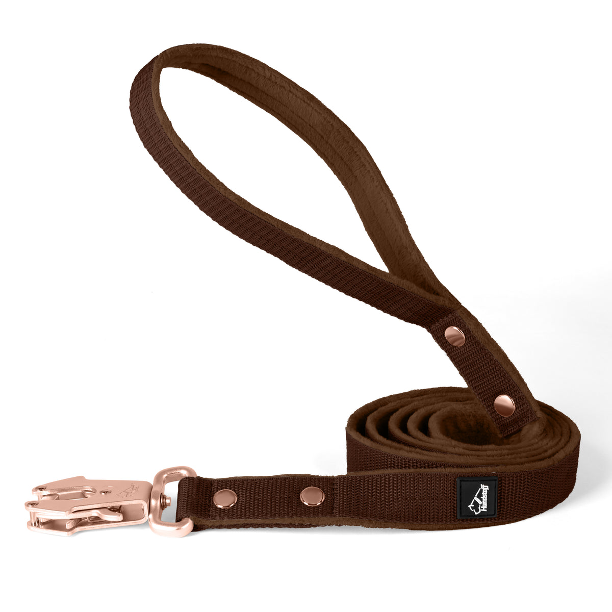 Walk Leash Rose Edition Dark Brown