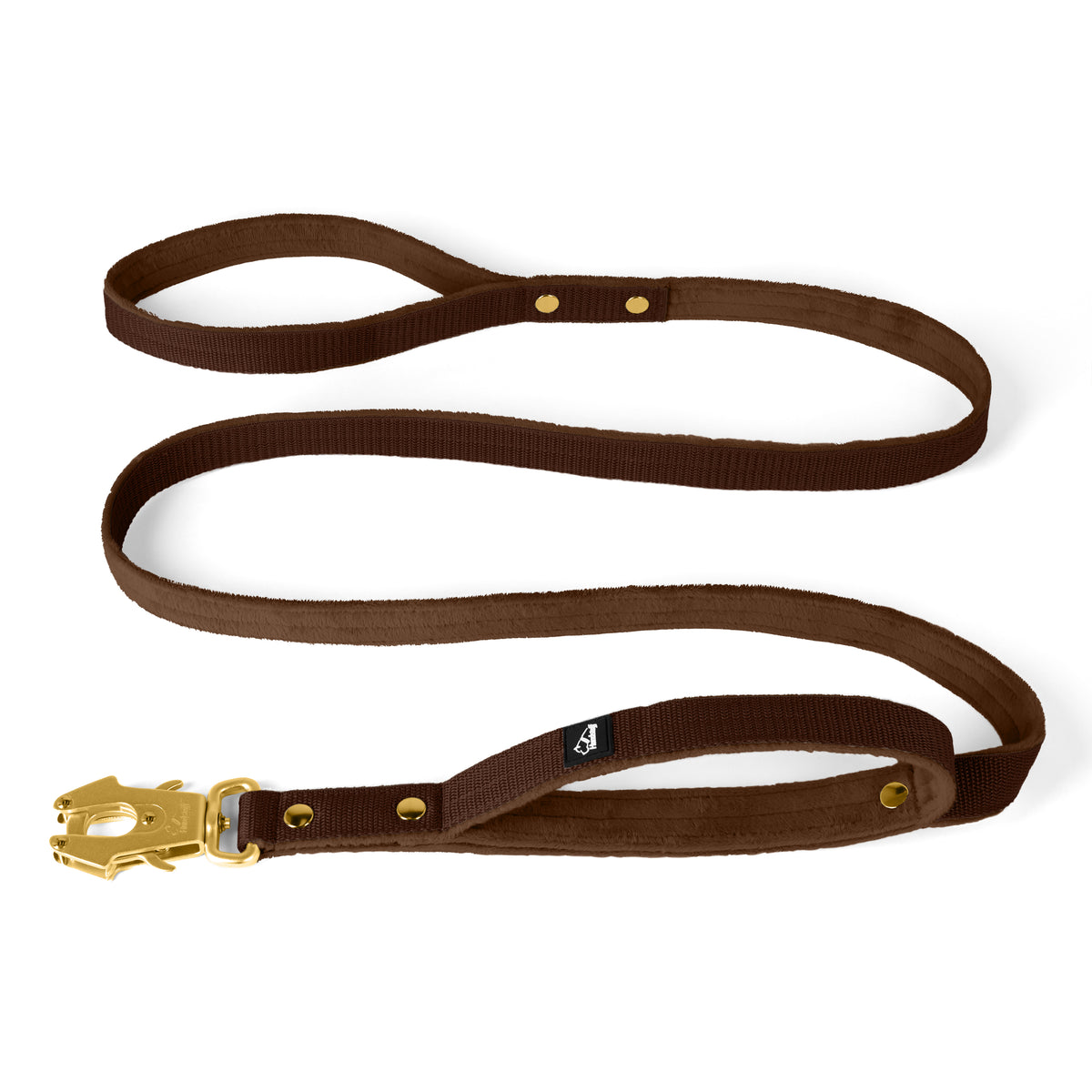 Guard Leash Gold Edition Dark Brown