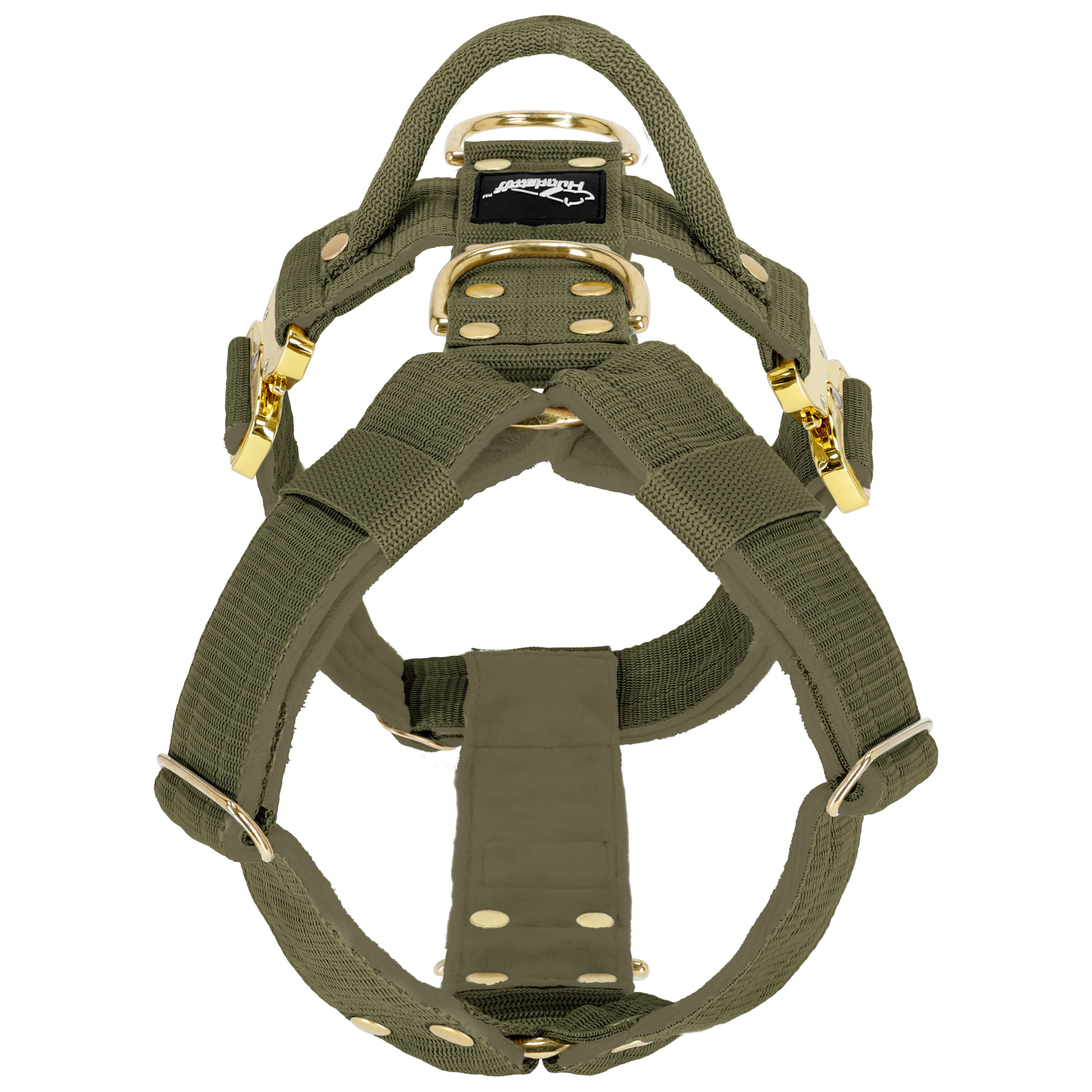 Easy Walk Extreme Gold Buckle Khaki - Harnais avec boucle à déclenchement rapide