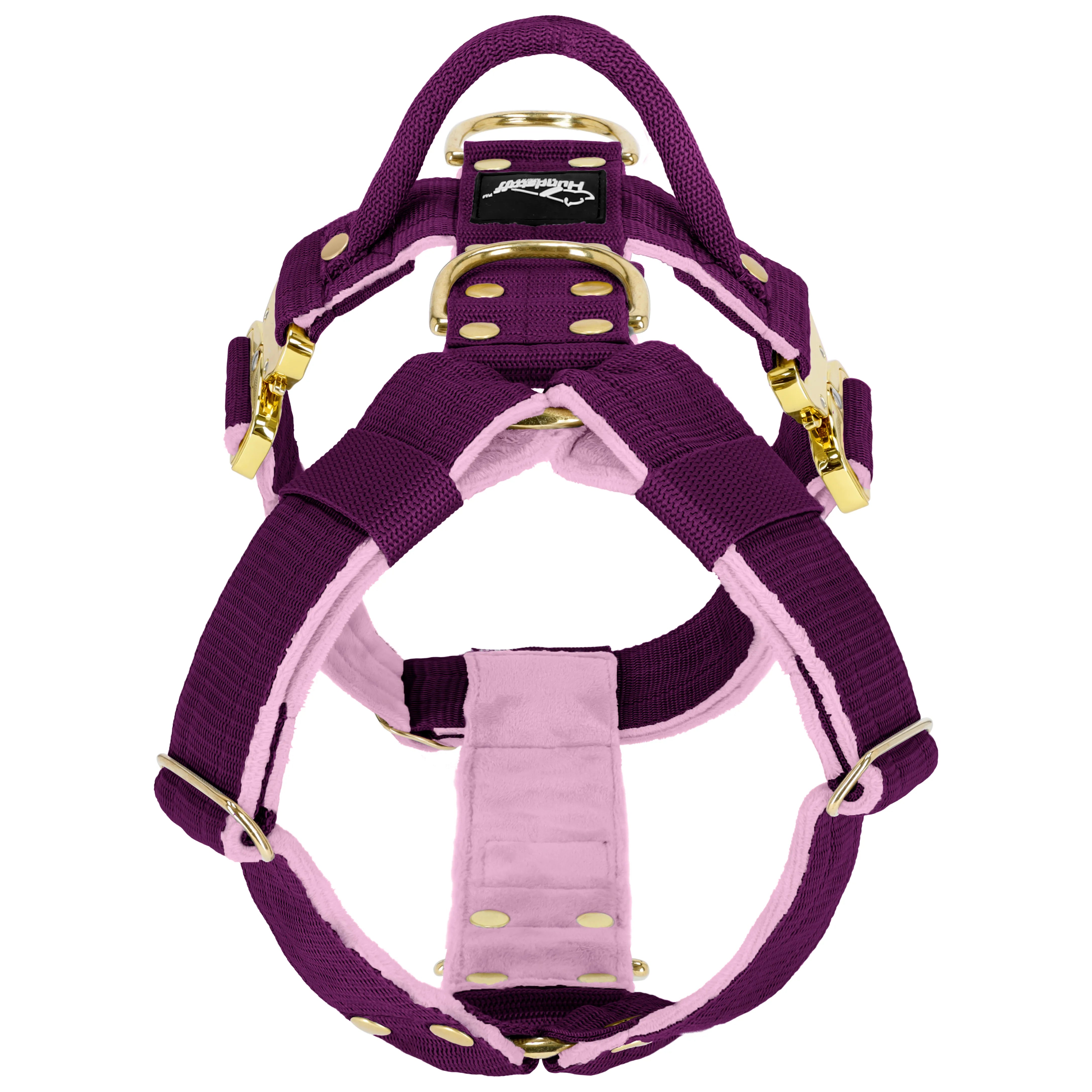 Easy Walk Extreme Gold Buckle Plum - Harnais avec boucle à libération rapide