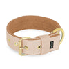Active Golden Beige - Collier large et durable avec boucle