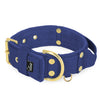 Grip Golden Navy Blue - Large collier rembourré avec poignée