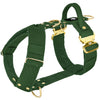 Easy Walk Extreme Gold Buckle Forest Green - Harnais avec boucle à dégagement rapide