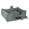 Platinum grey - lit pour chien gris avec nom