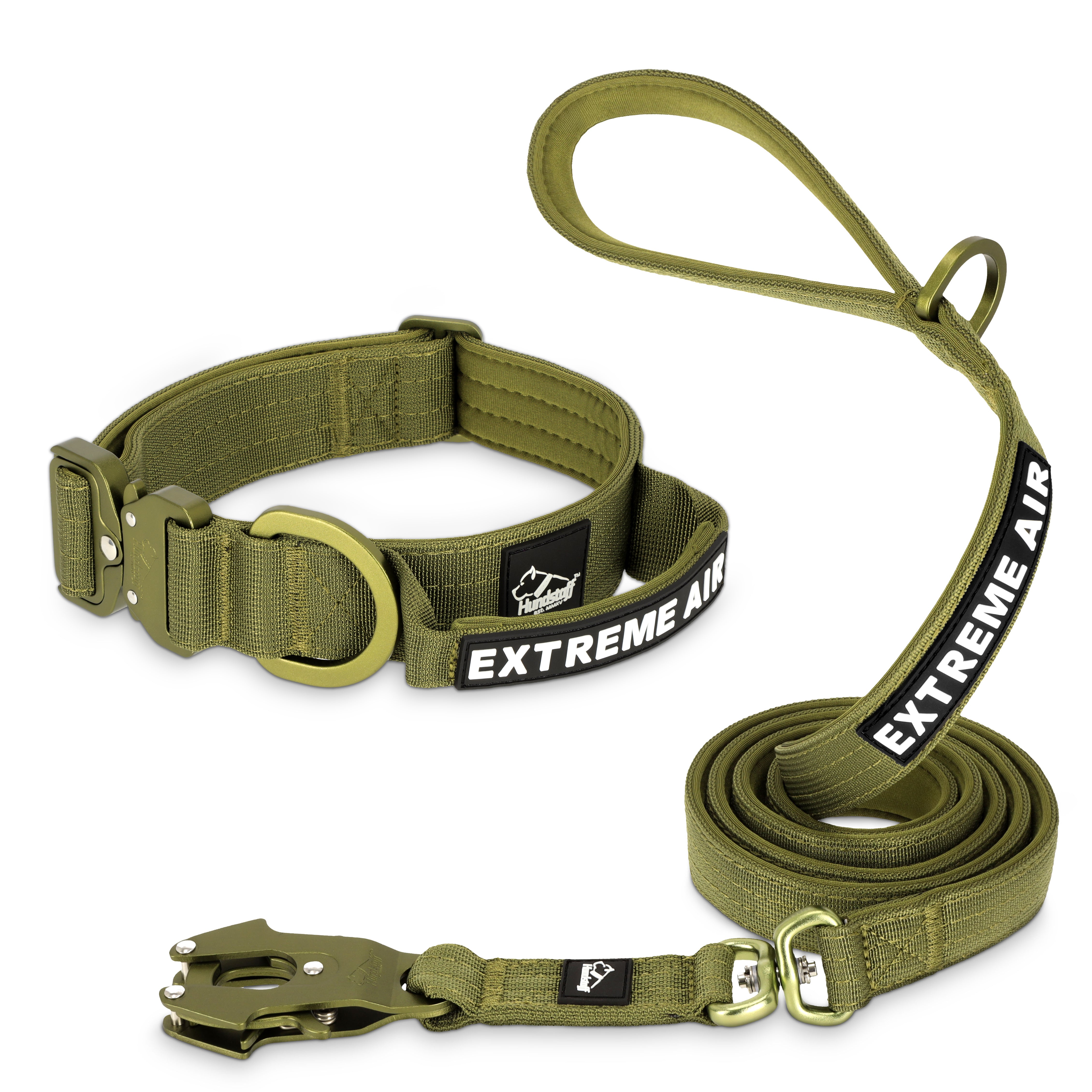 Extreme Air Set Army Green - Ensemble pour chien léger et durable
