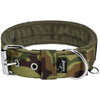 Active Komfort Camo Green - Collier large et durable avec boucle