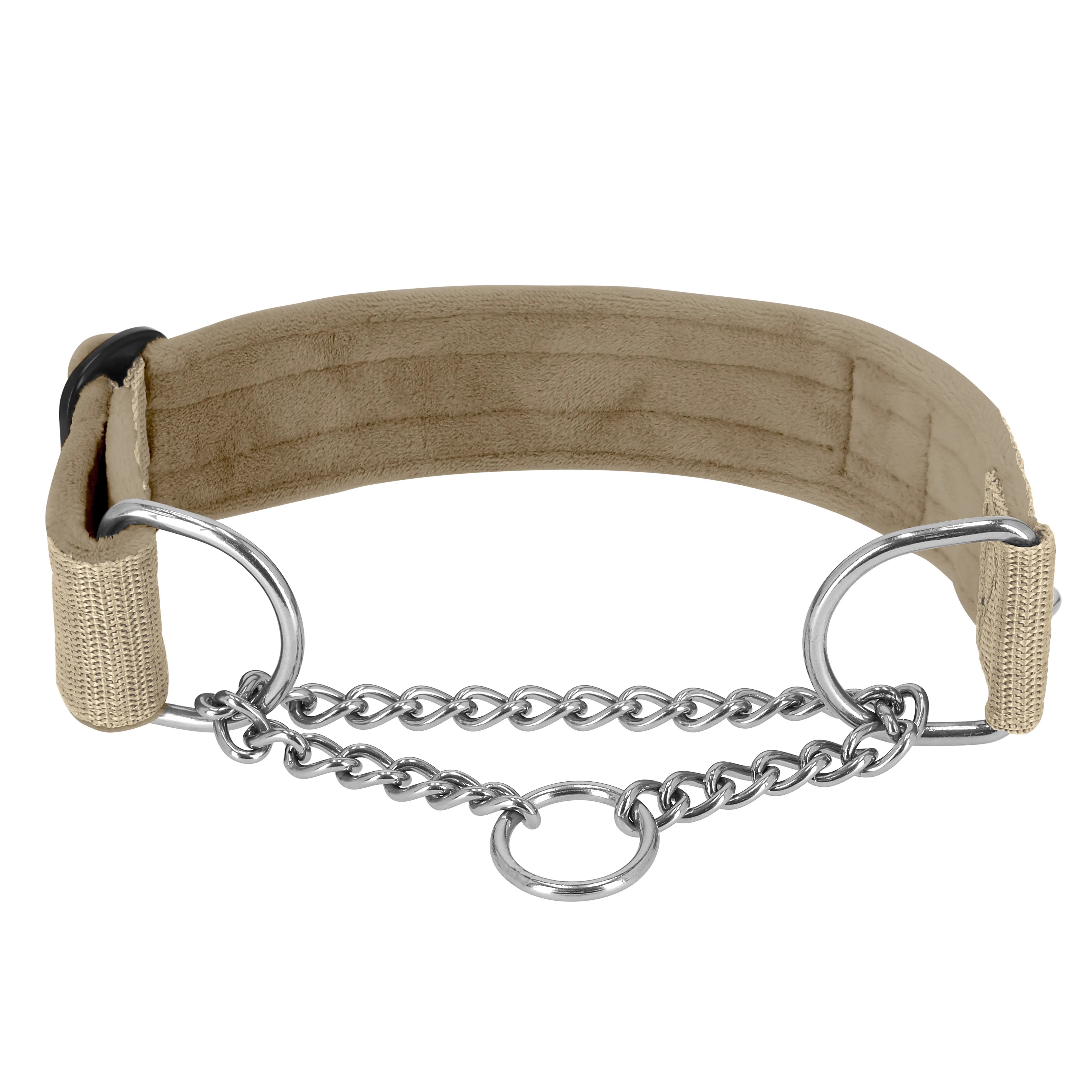 Martingale Chain Set Beige - Collier et laisse Martingale