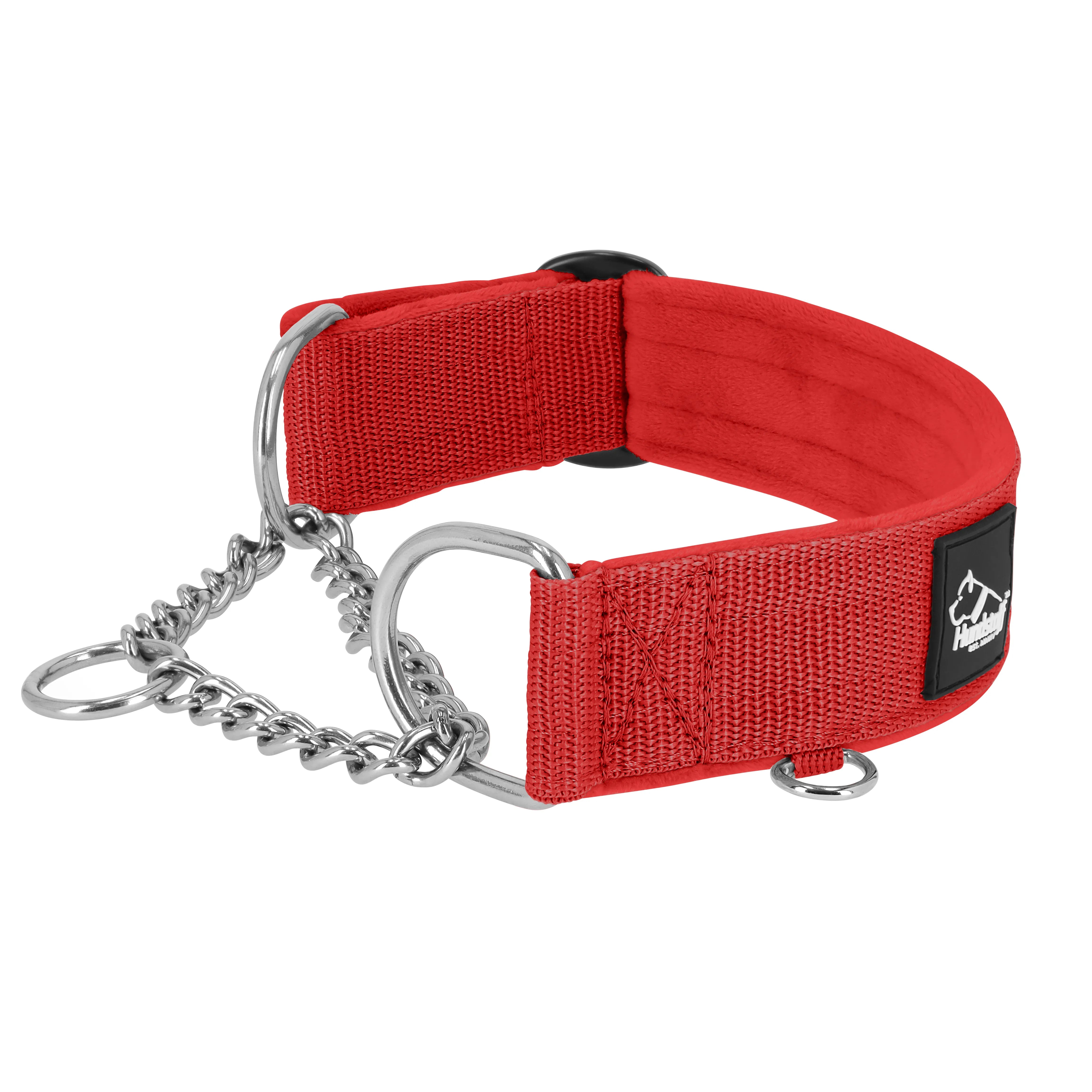 Martingale Chain Set Red - Collier et laisse Martingale