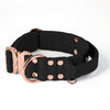 Extreme Rose Buckle Black - Collier solide et sécurisé