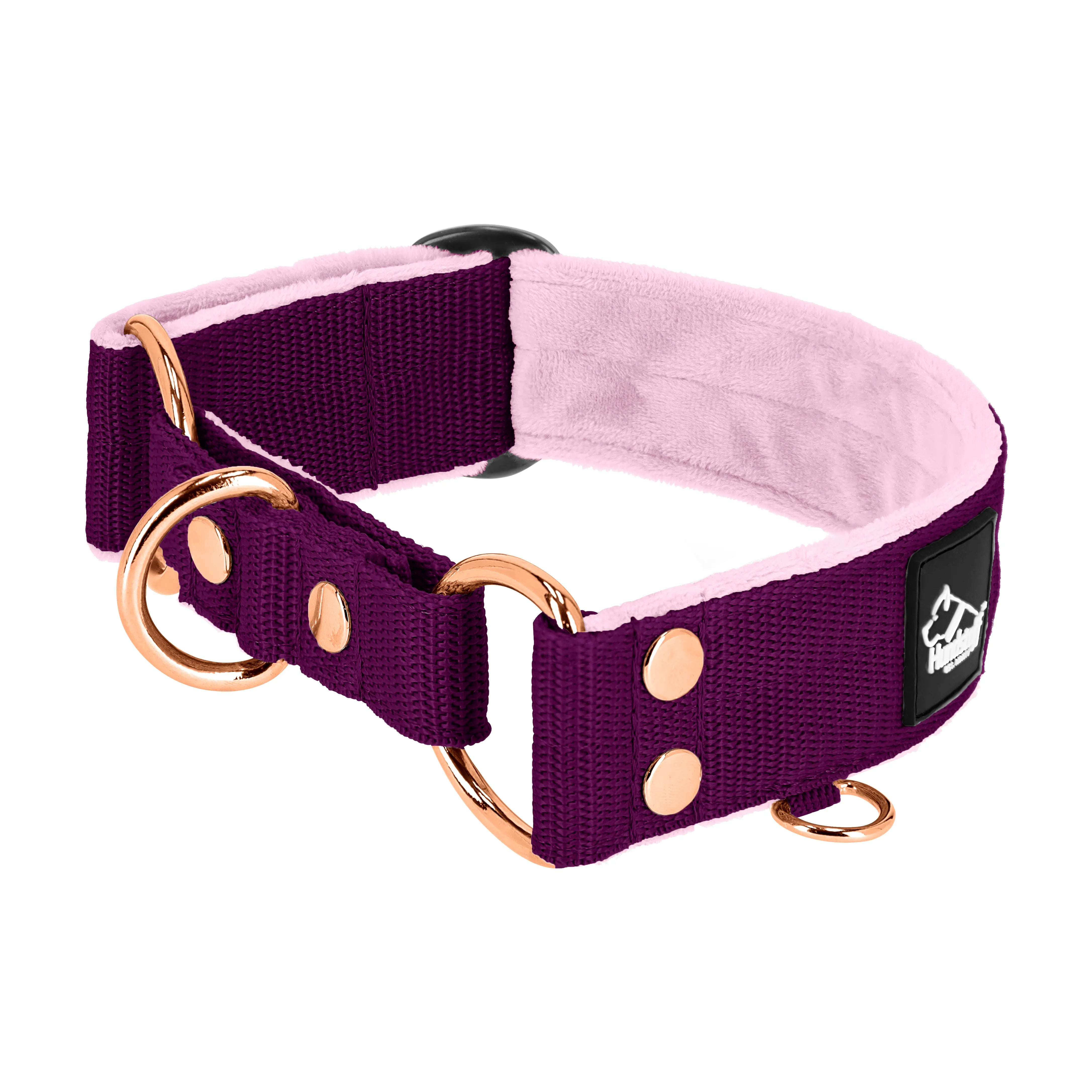 Martingale Rose Edition Plum - Collier doublé plié demi thermocollant