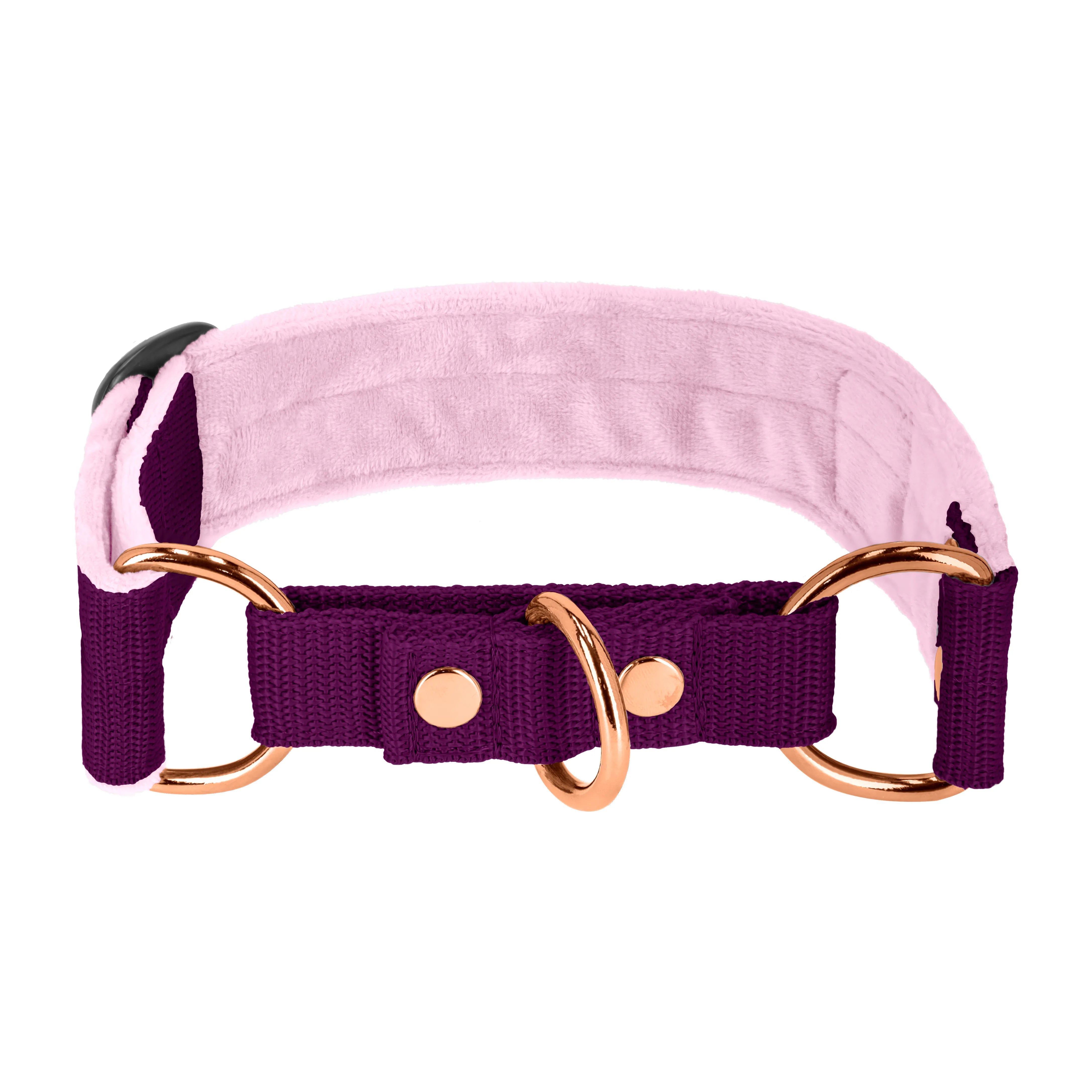 Martingale Rose Edition Plum - Collier doublé plié demi thermocollant