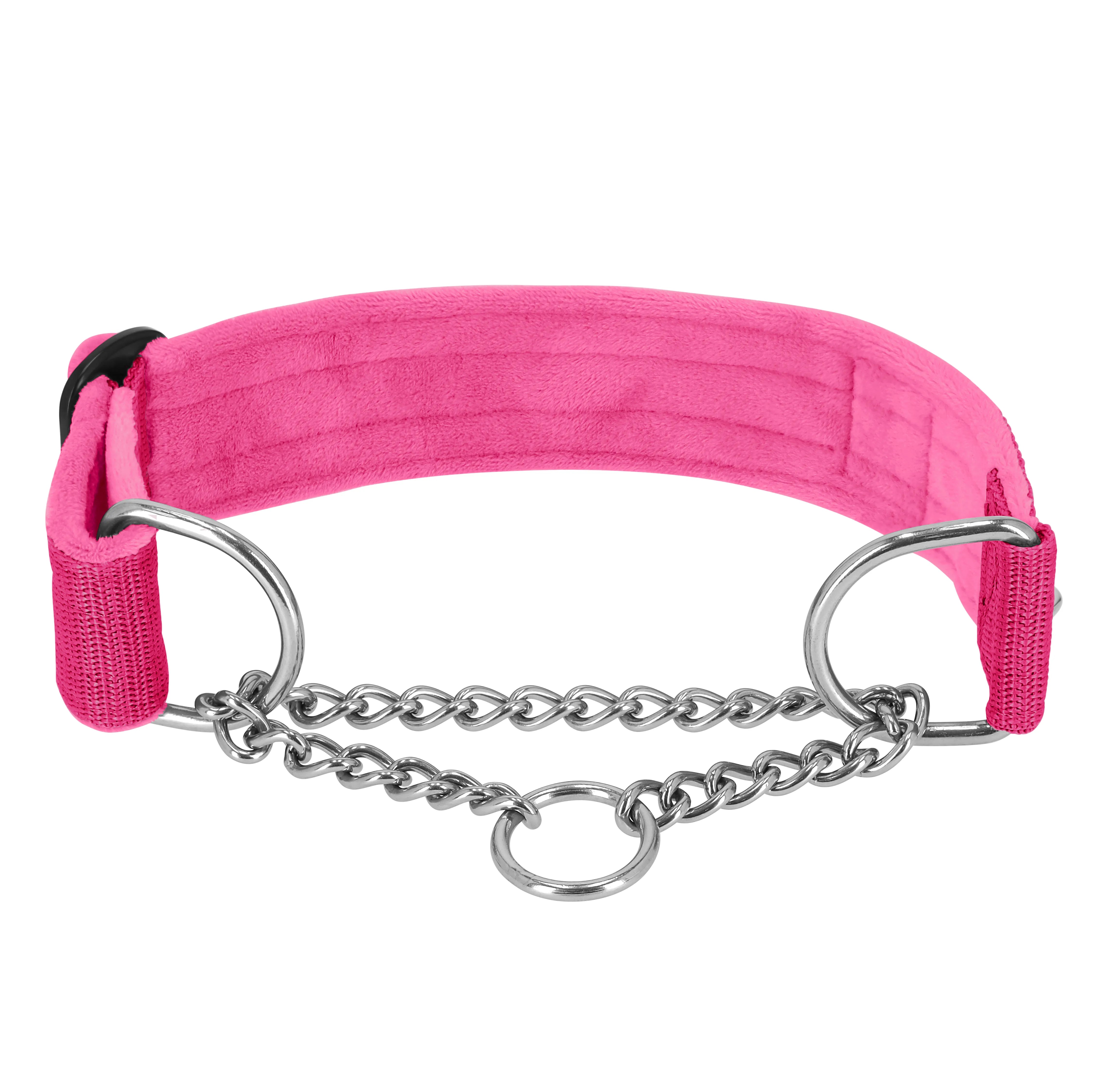 Martingale Chain Set Pink - Collier et laisse Martingale