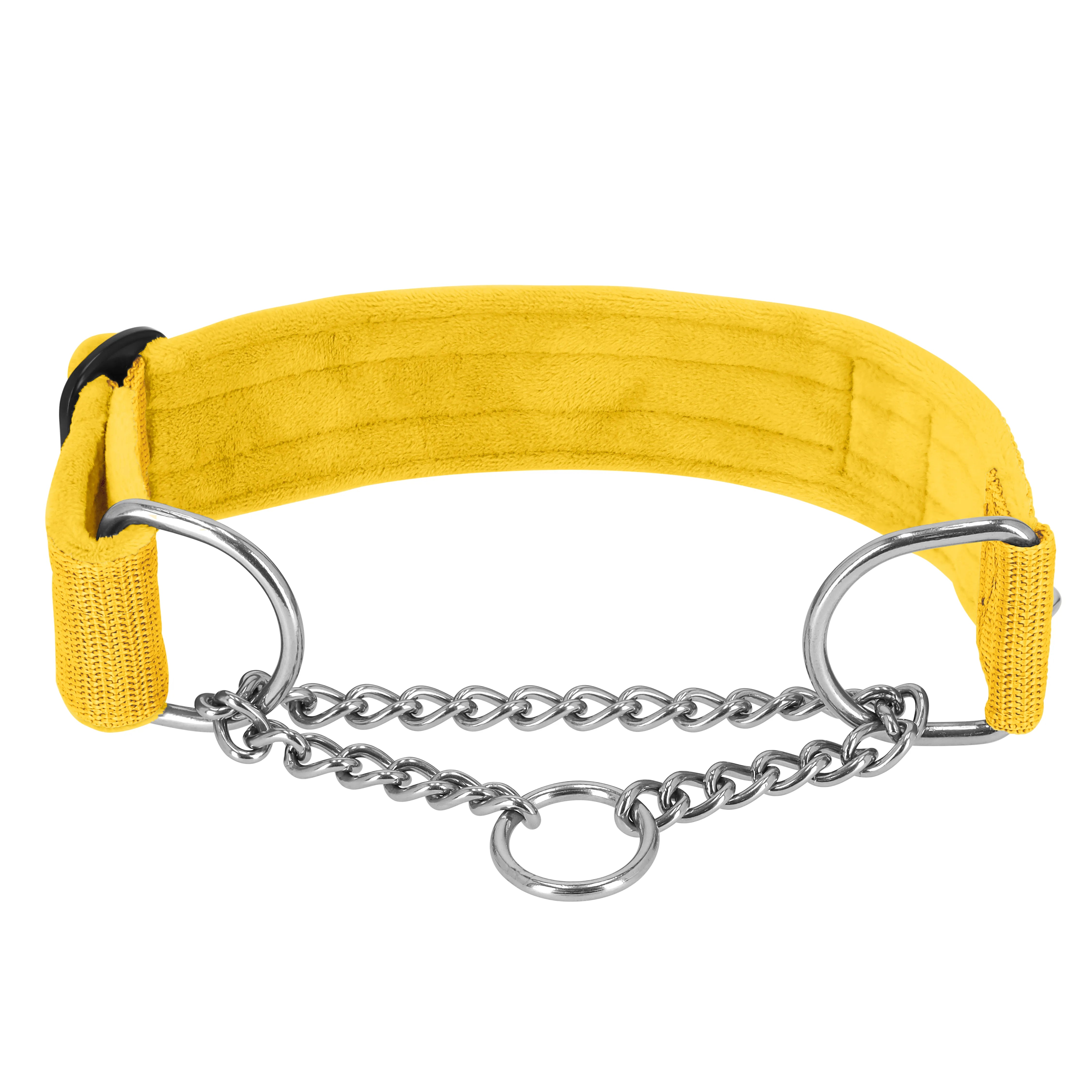 Martingale Chain Set Yellow - Collier et laisse Martingale