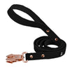 Walk Leash Rose Edition Black - Laisse sécurisée en nylon de différentes longueurs