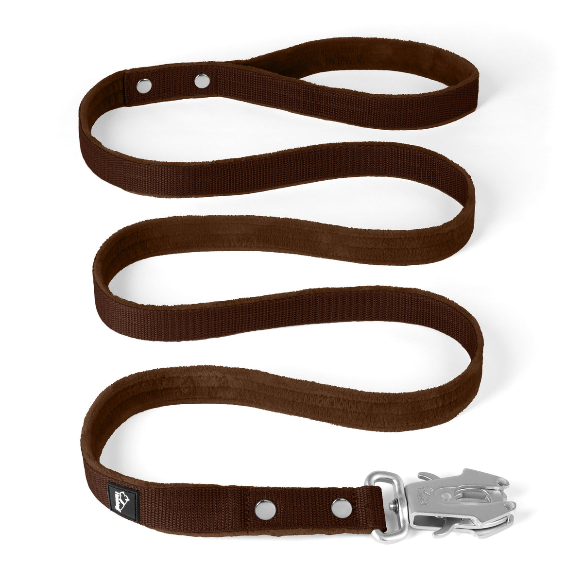 Walk Leash Silver Edition Dark Brown