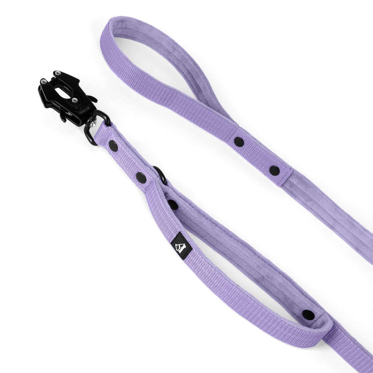 Hundstaff Guard Leash Black Edition Baby Purple