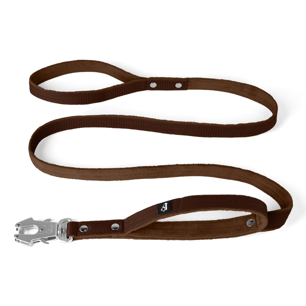Guard Leash Silver Edition Dark Brown