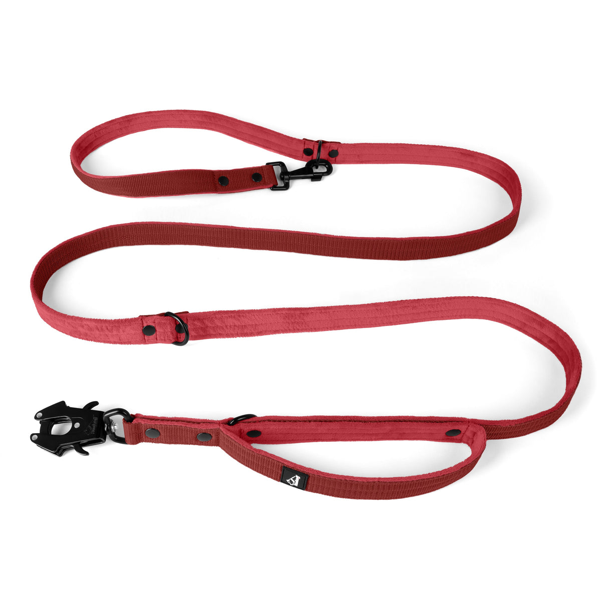 Multi Guard Leash Black Edition Raspberry Red