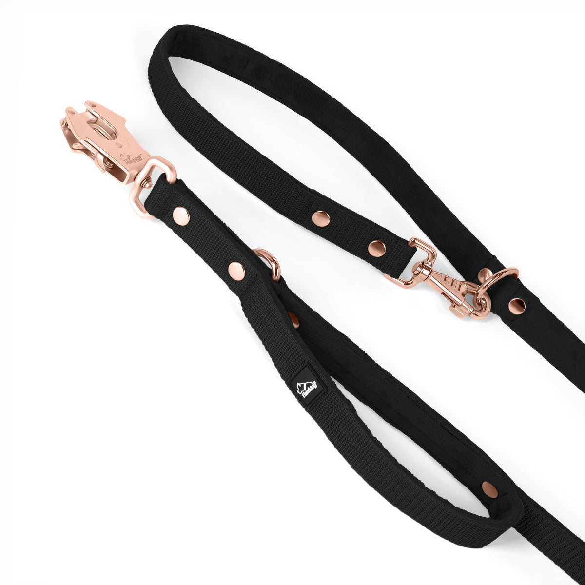 Multi Guard Leash Rose Edition Black