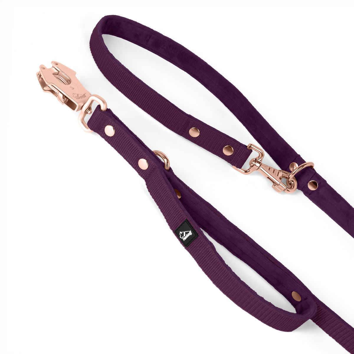 Multi Guard Leash Rose Edition Plum