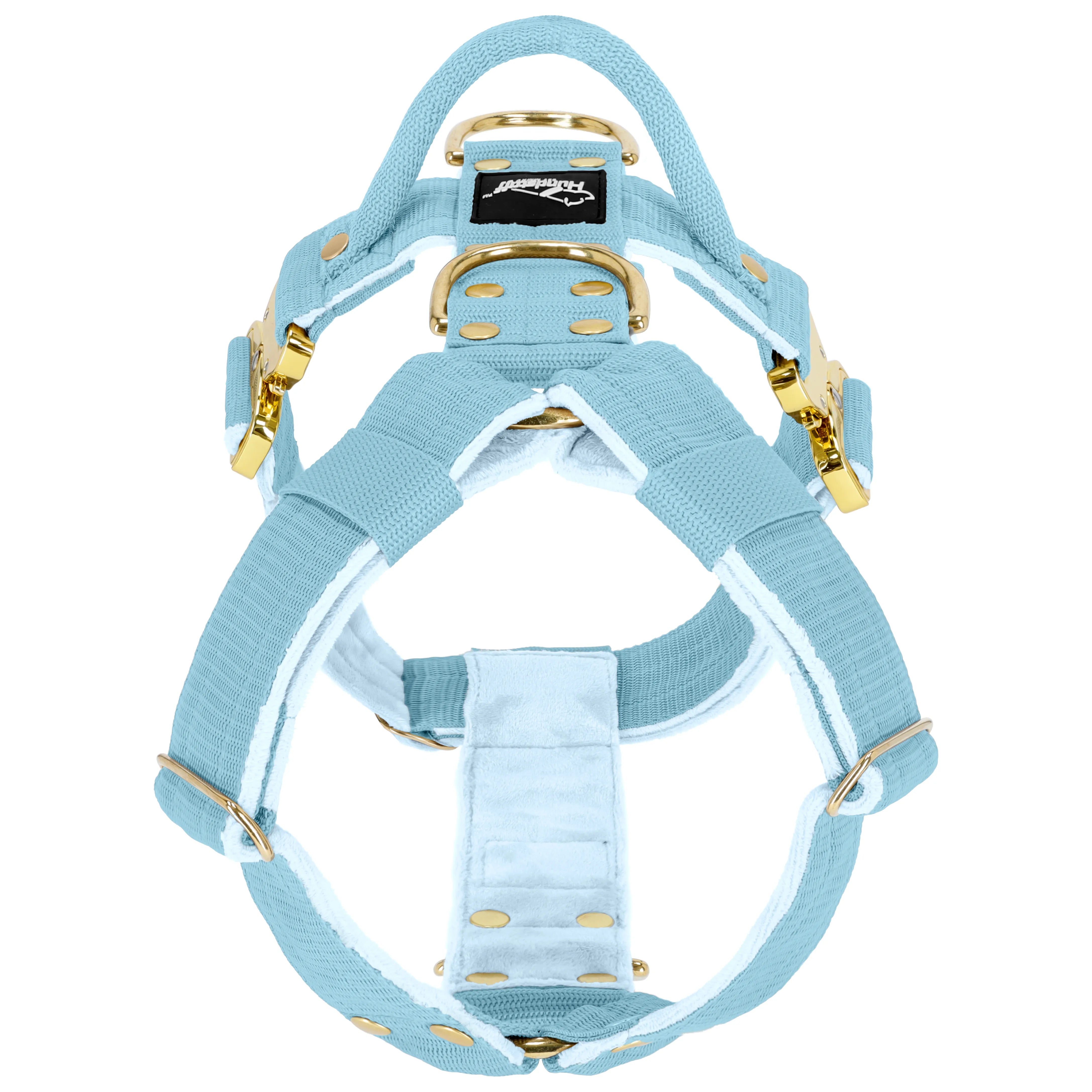 Easy Walk Extreme Gold Buckle Baby Blue - Harnais avec boucle à dégagement rapide