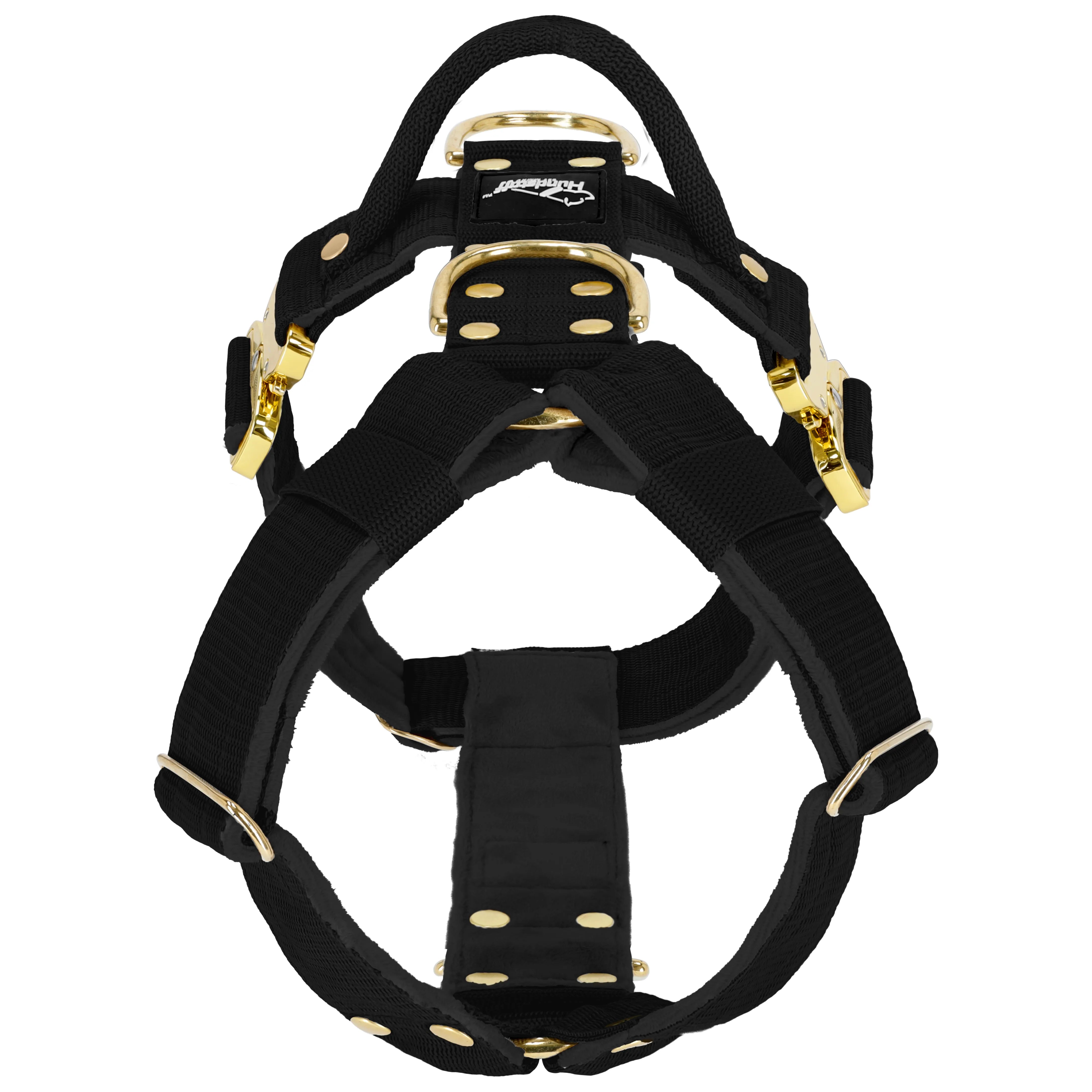 Easy Walk Extreme Gold Buckle Black - Harnais avec boucle à dégagement rapide