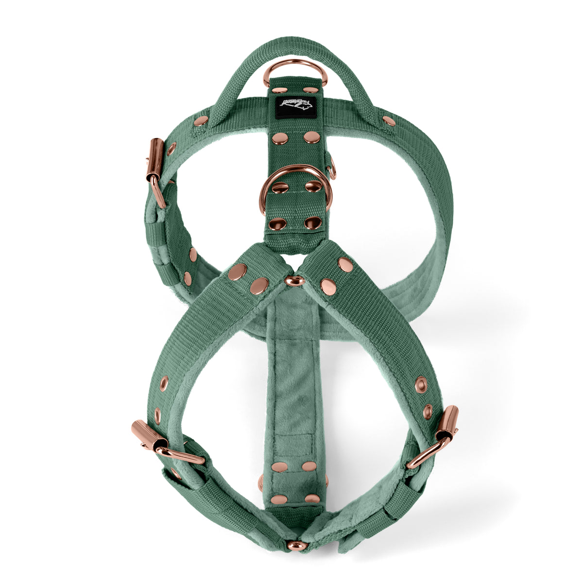 SALE Easy Walk Rose Edition Pastel Green, Taille M, Largeur 4 cm, Avec poignée, Boucles Extreme or rose