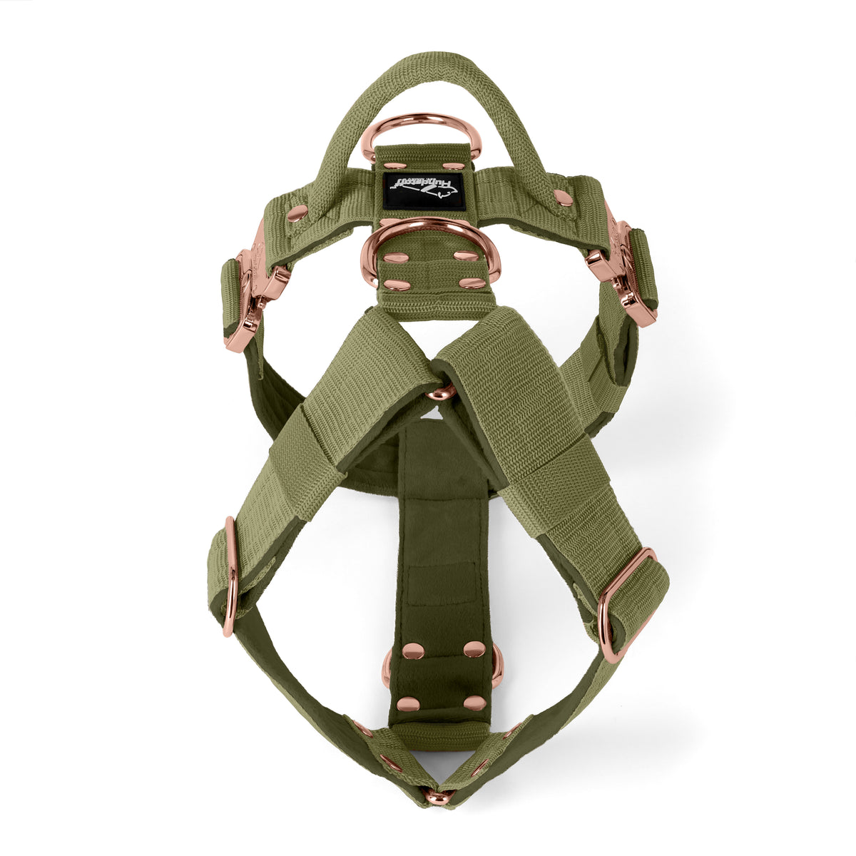 Easy Walk Extreme Rose Olive Green - Harnais à boucle rapide